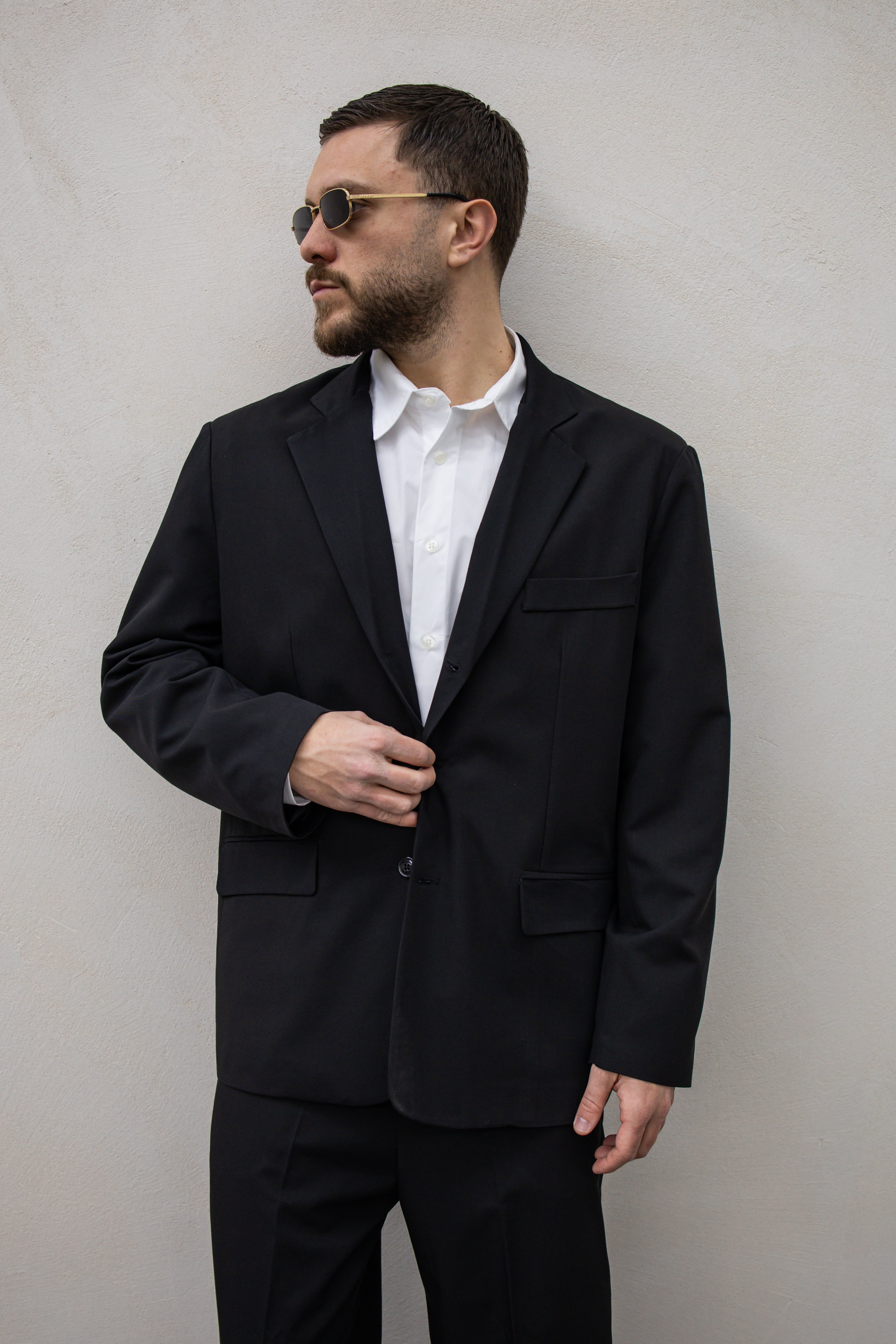 Abito Elegant 3 Bottoni - Black