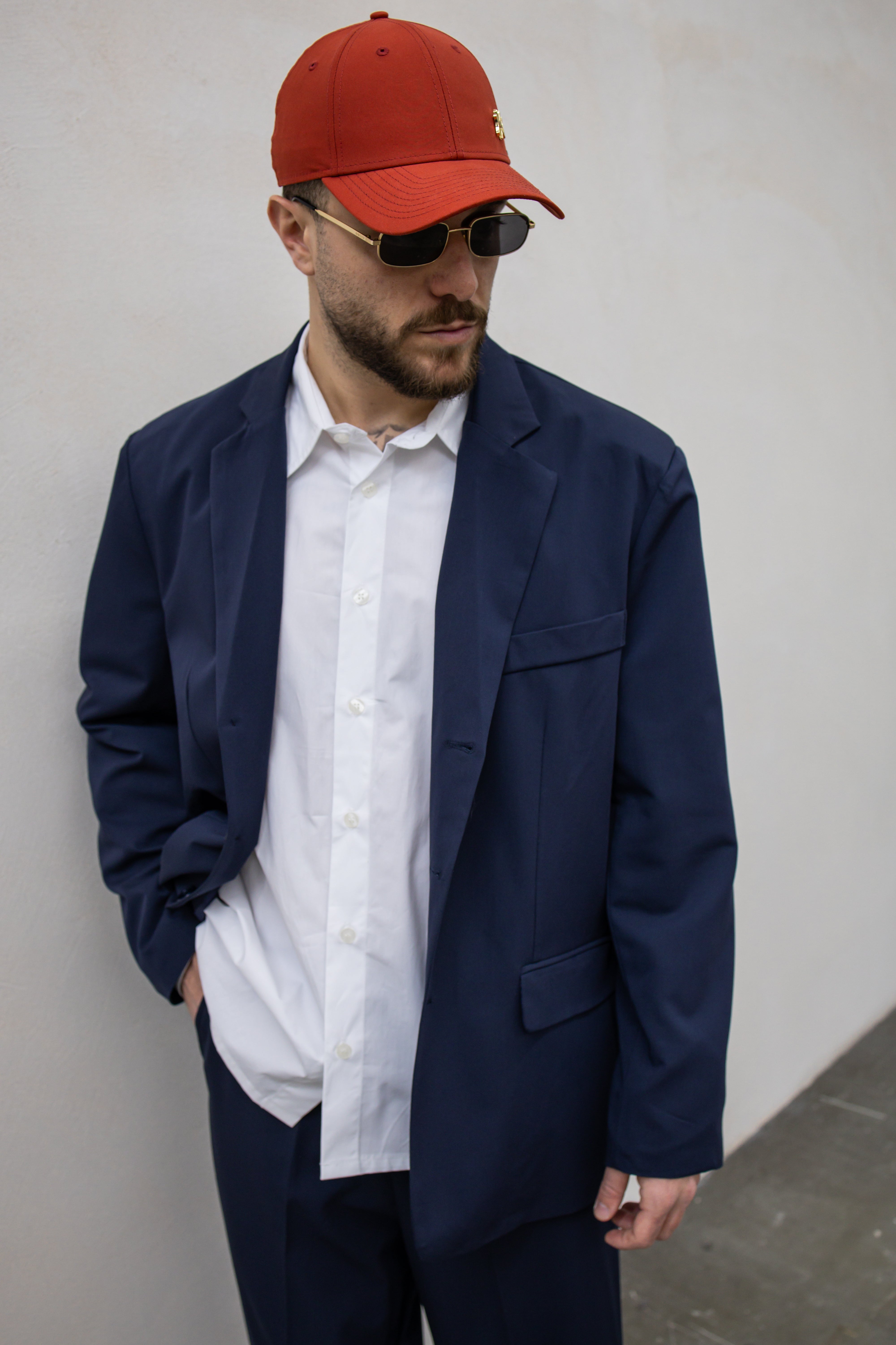 Abito Elegant 3 Bottoni - Blue