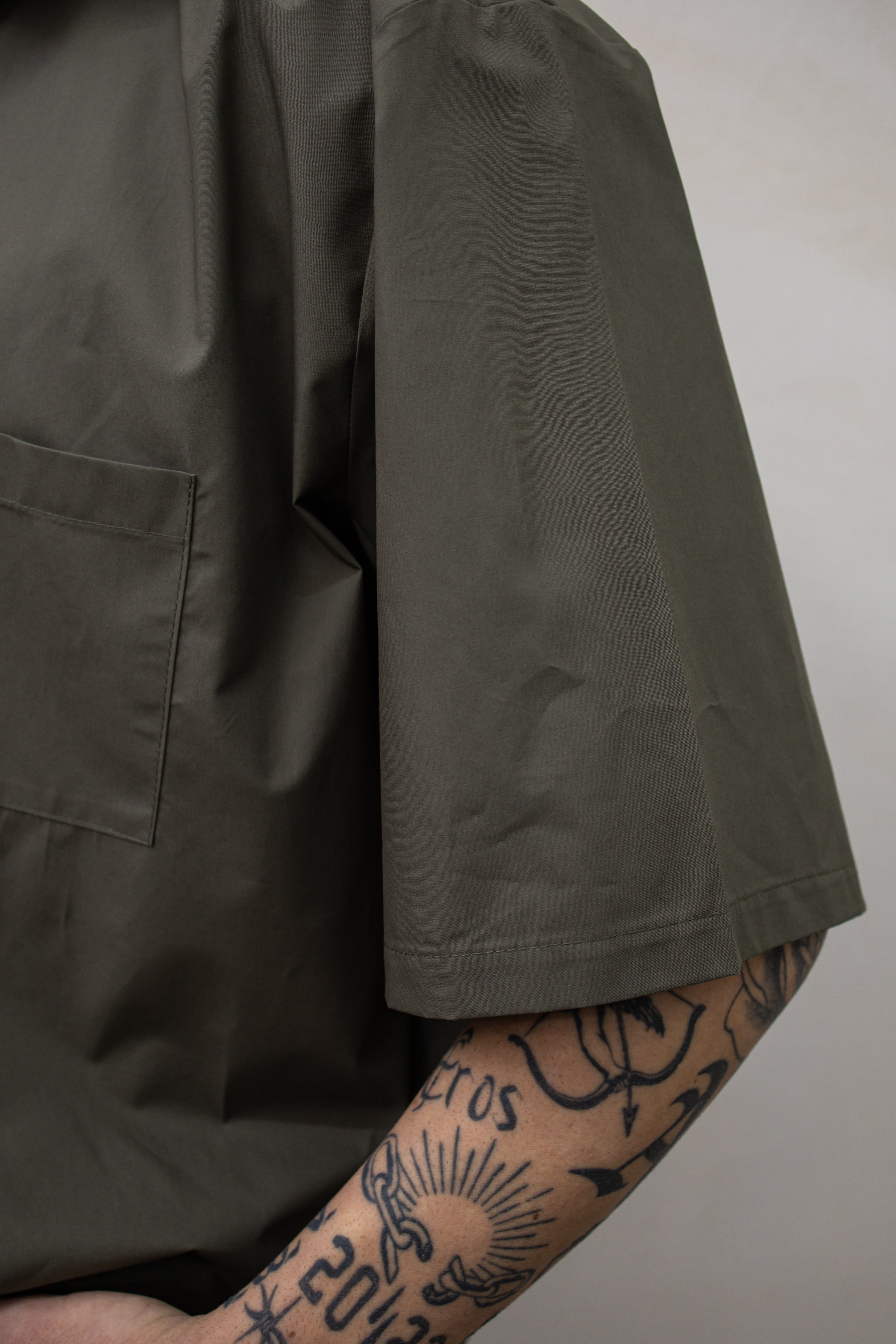 Camicia Cropped - Green