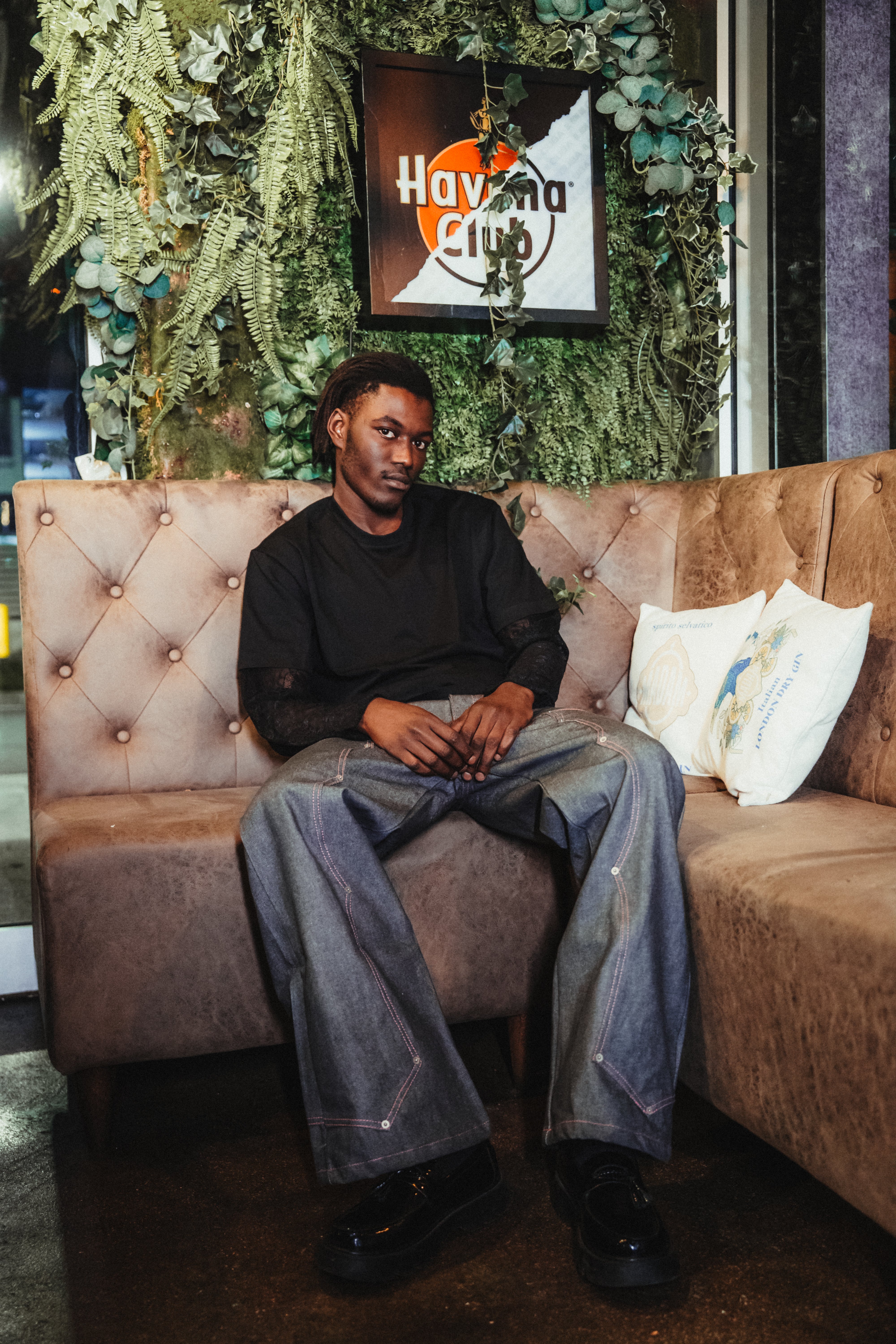 BABA Carpenter Denim Off-Line - Grey Pink