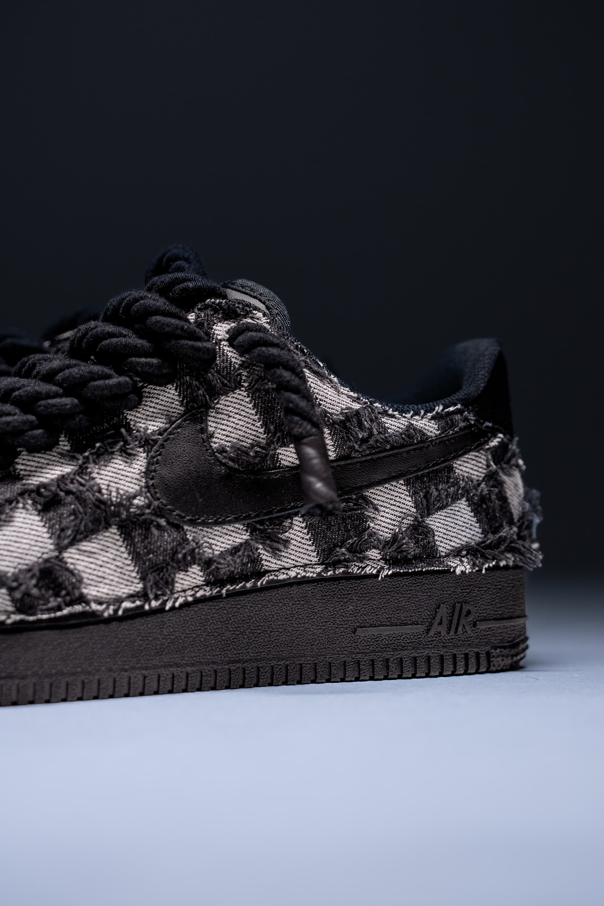 Nike Air Force 1 "Rope Laces Black" Jeans Black