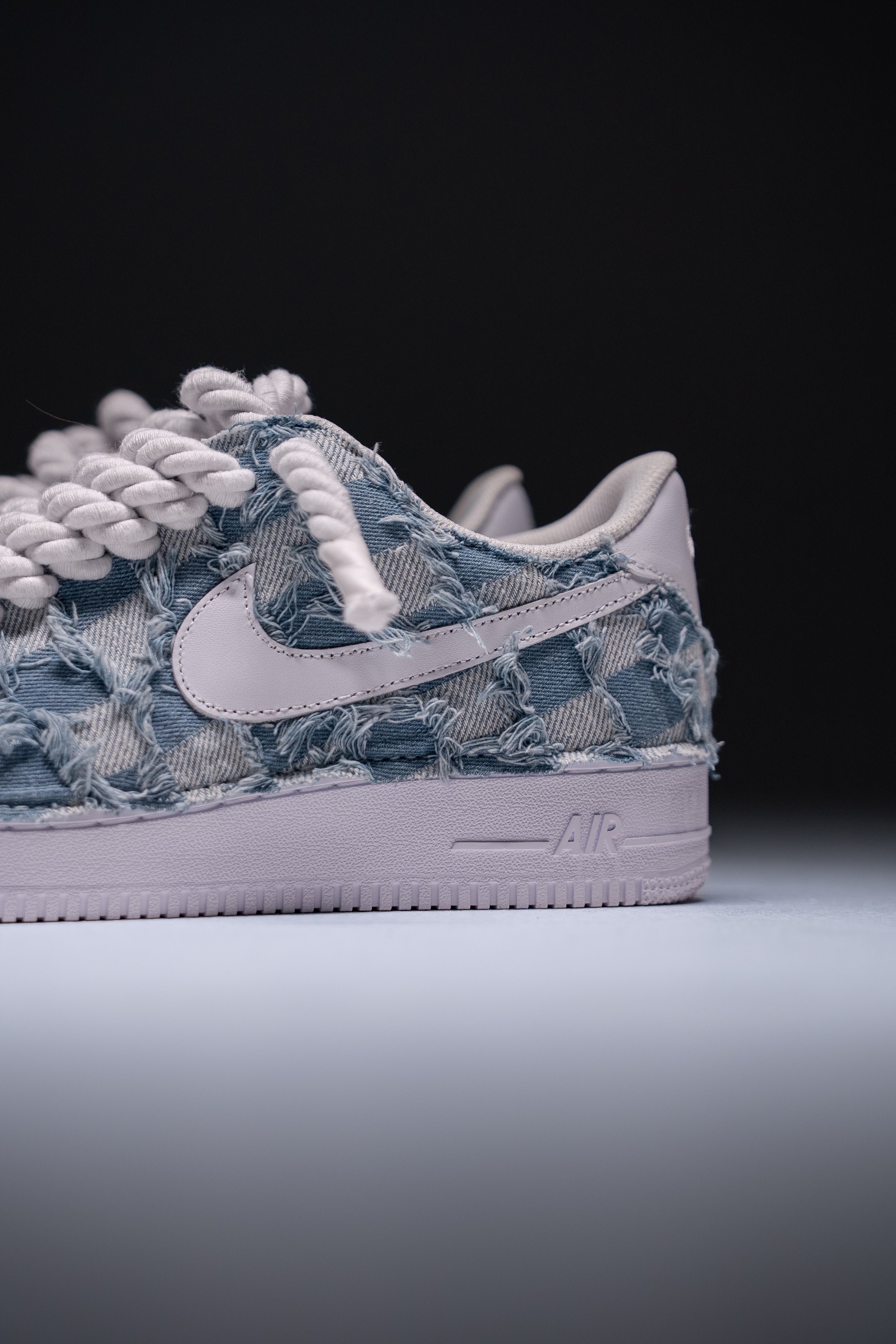 Nike Air Force 1 "Rope Laces White" Jeans White