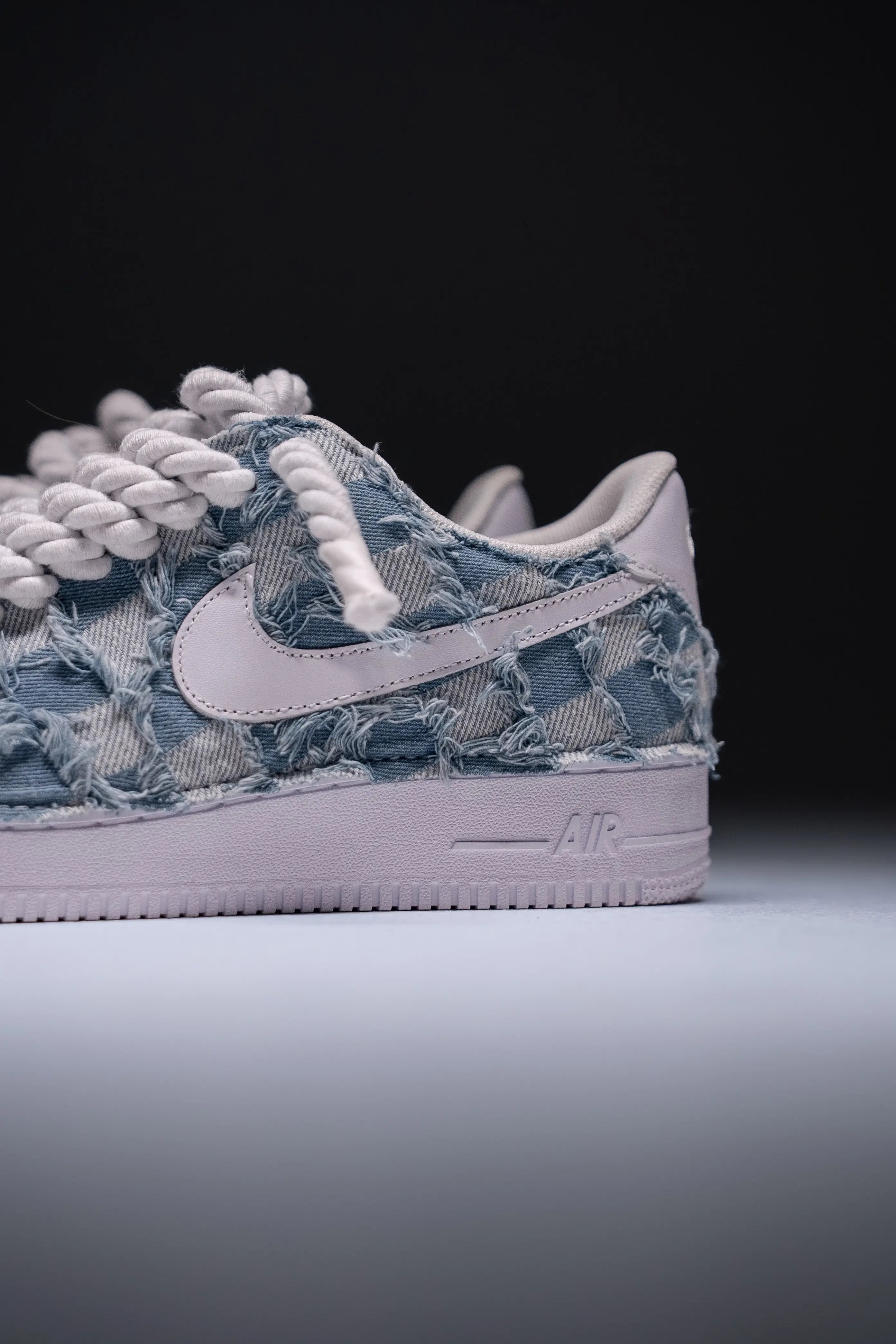 Nike Air Force One "Rope Laces White" Jeans White