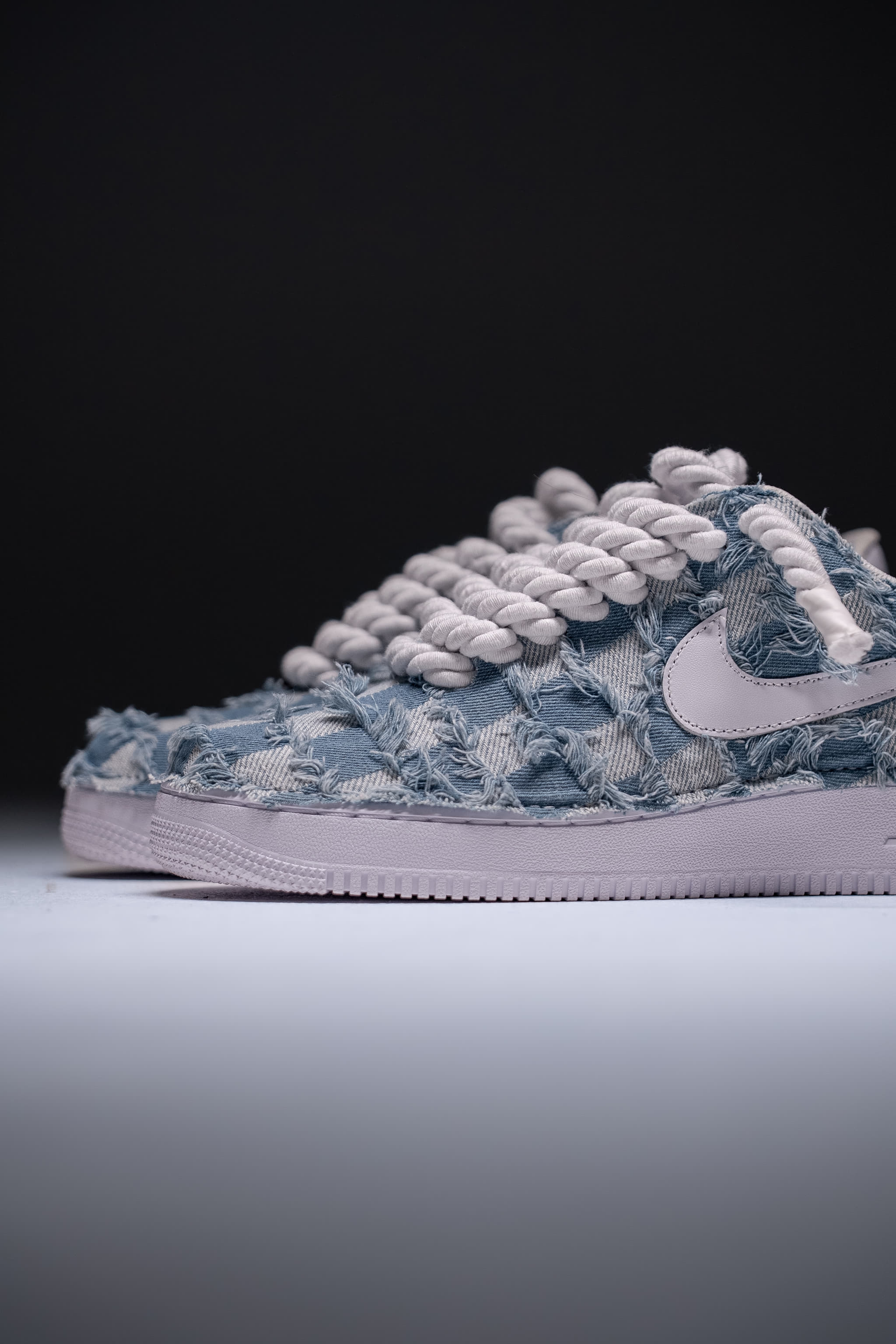 Nike Air Force 1 "Rope Laces White" Jeans White