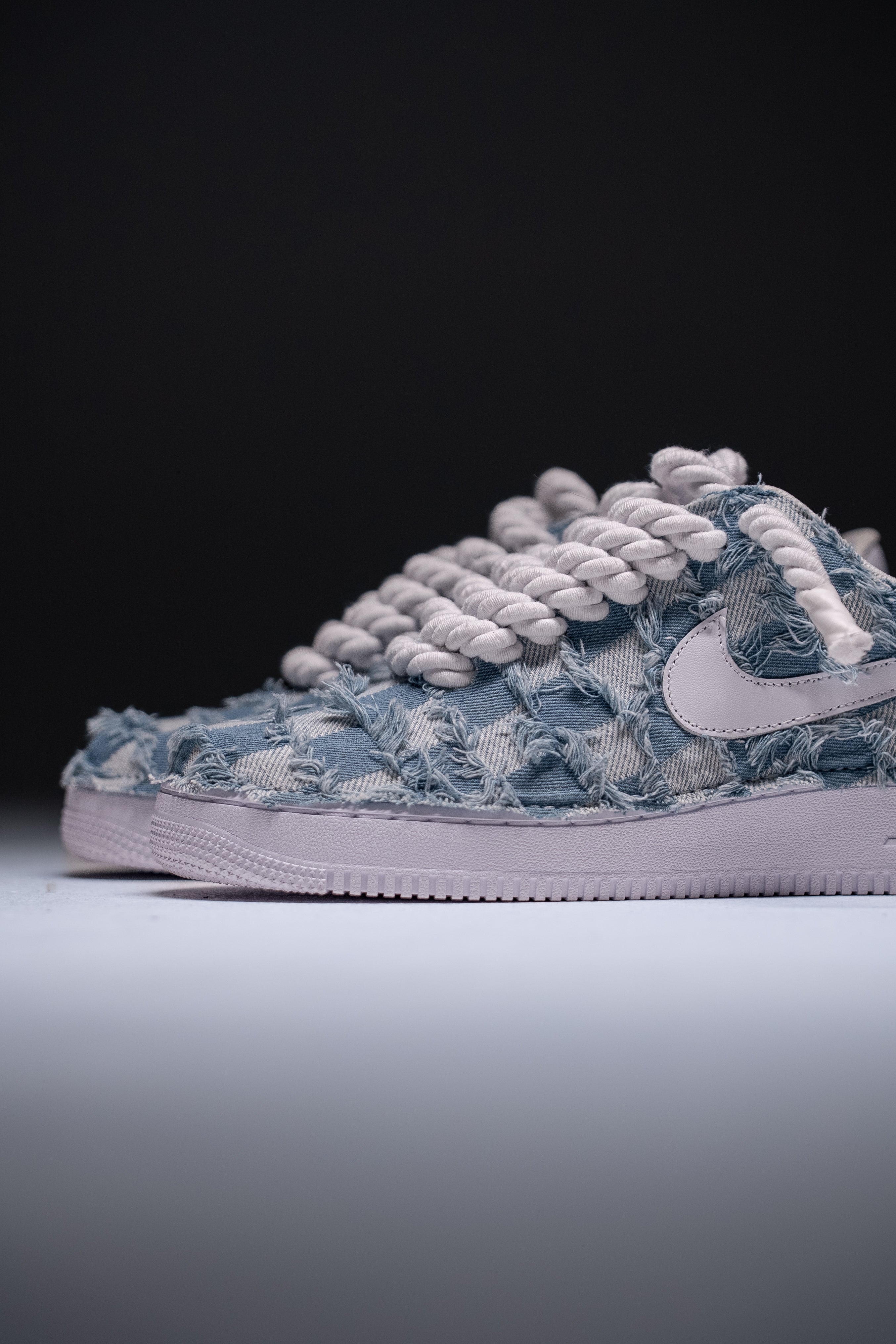 Nike Air Force 1 "Rope Laces White" Jeans White