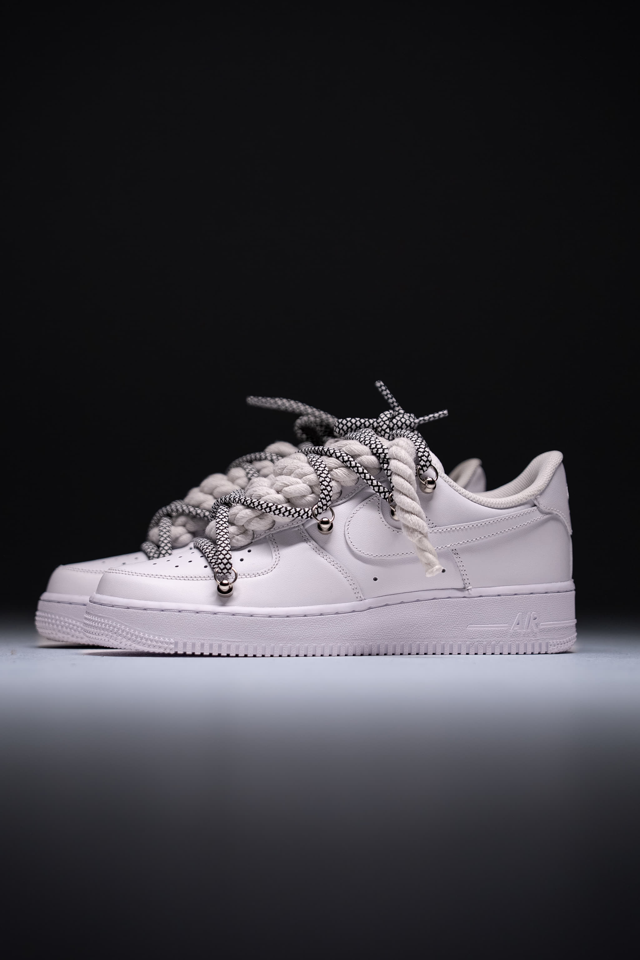 Nike Air Force 1 "Rope Laces White" Triple Laces