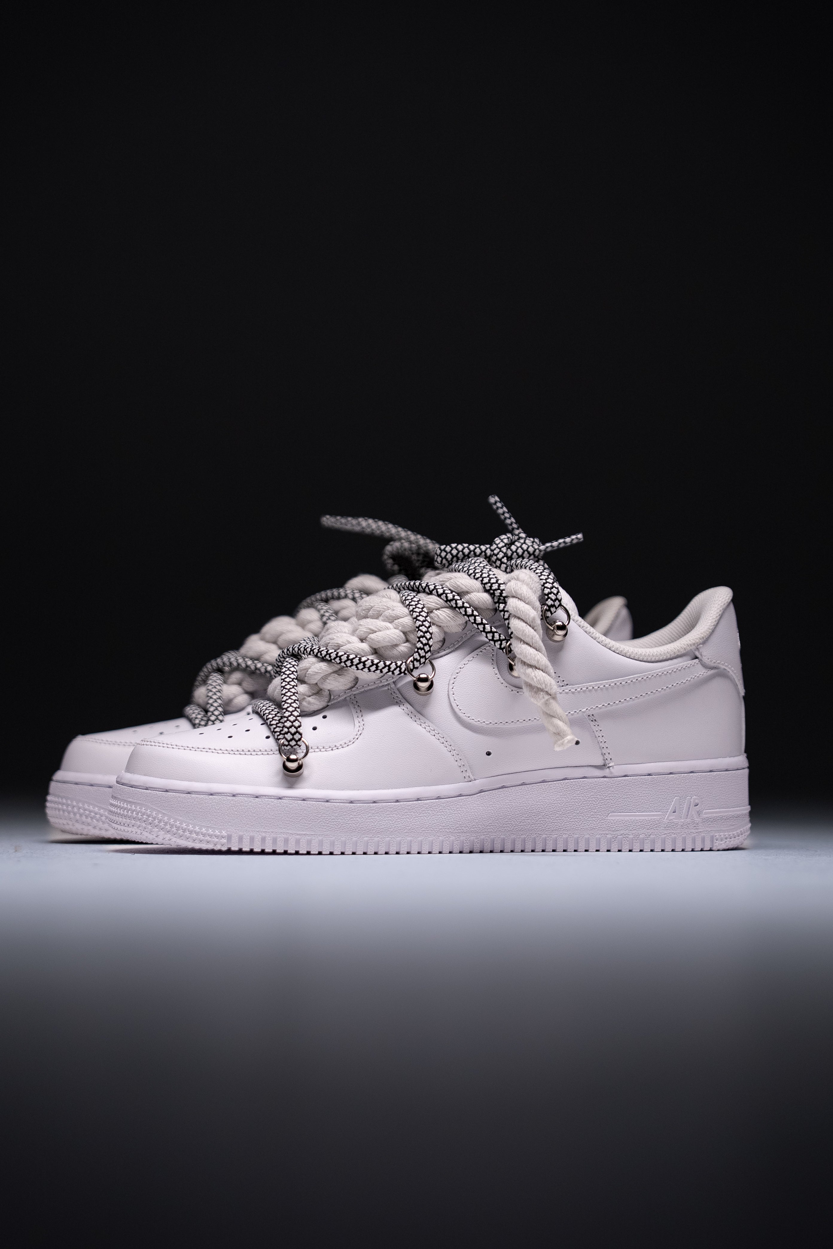 Nike Air Force 1 "Rope Laces White" Triple Laces