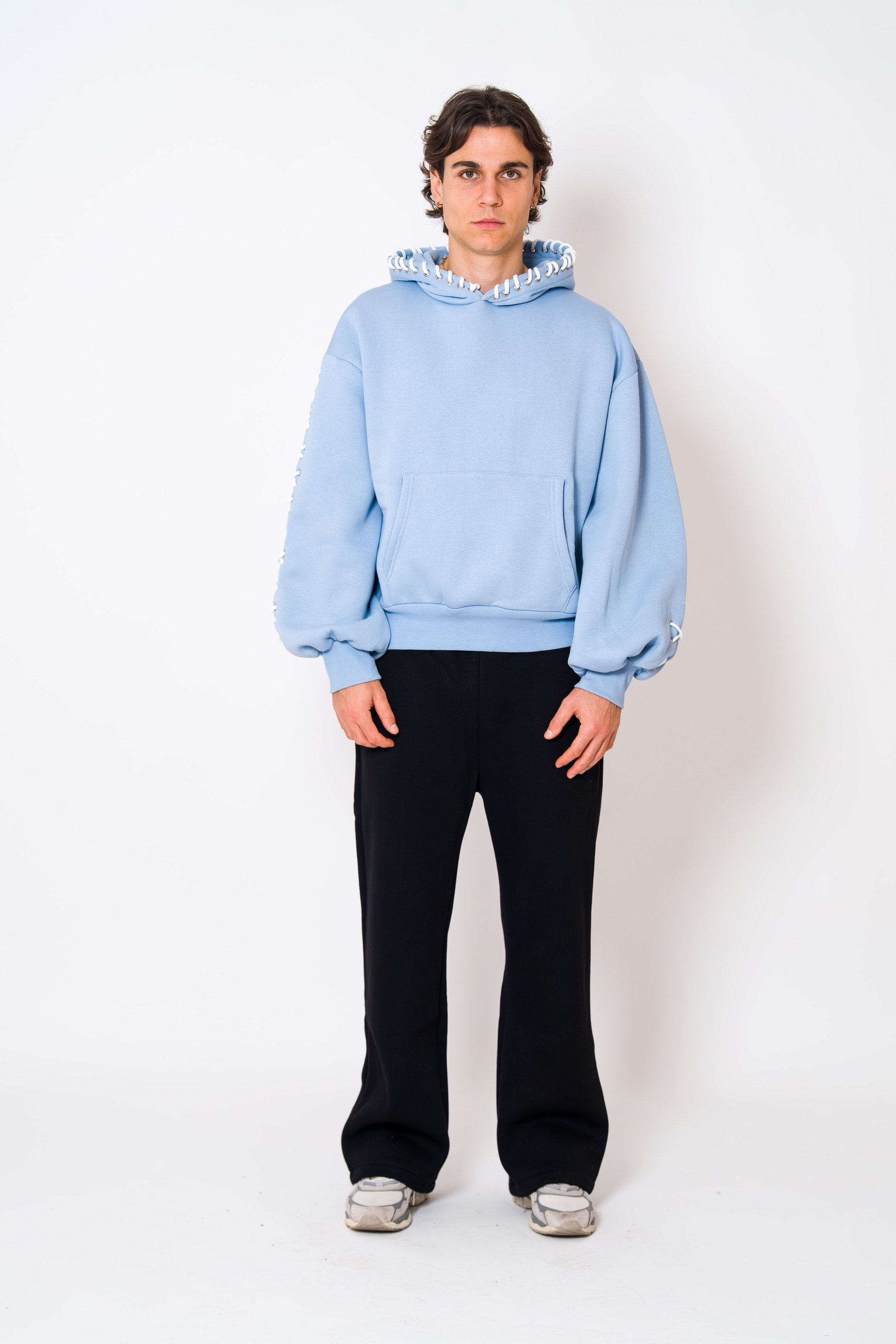 BABA Laces Hoodie - Sky