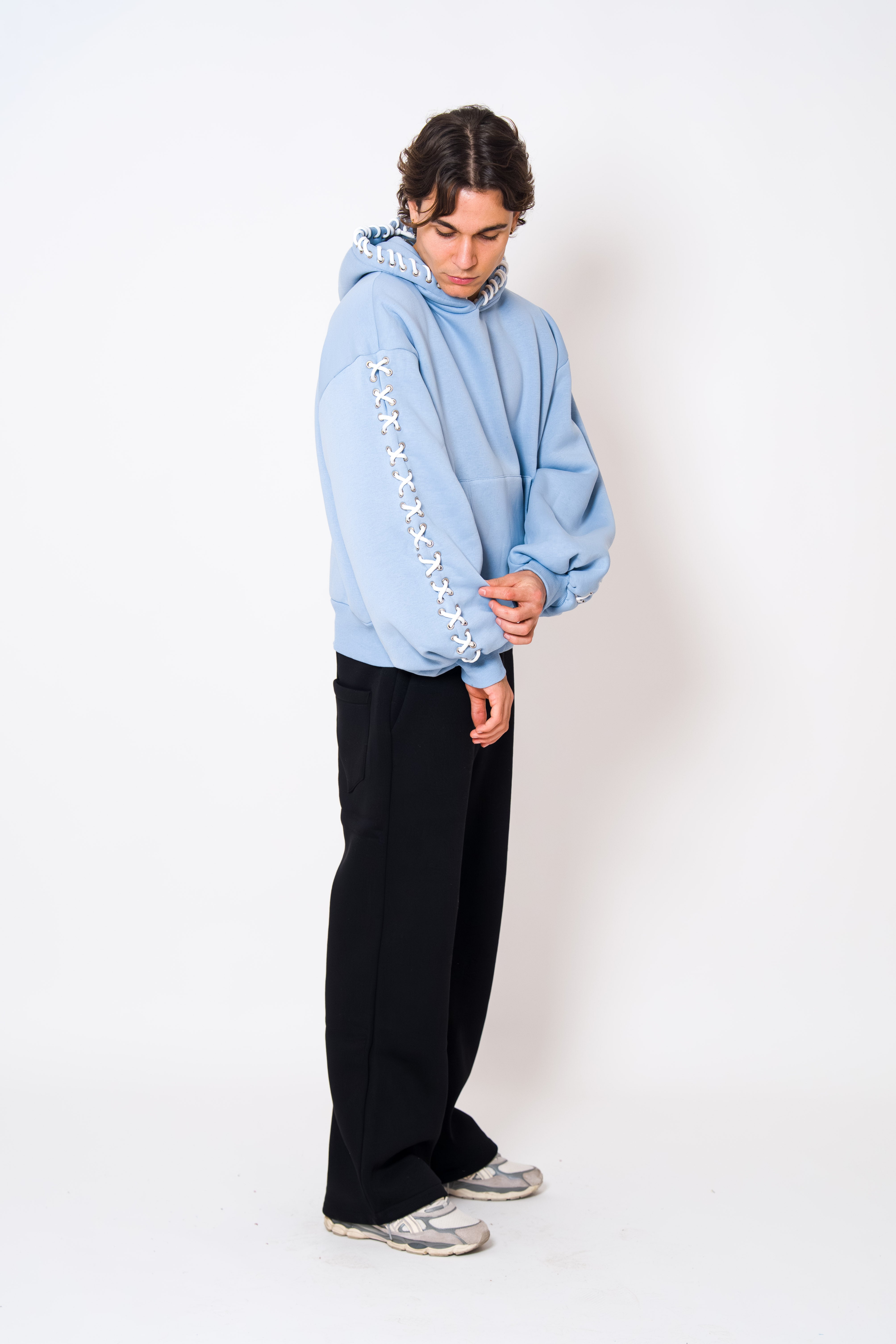 BABA Laces Hoodie - Sky
