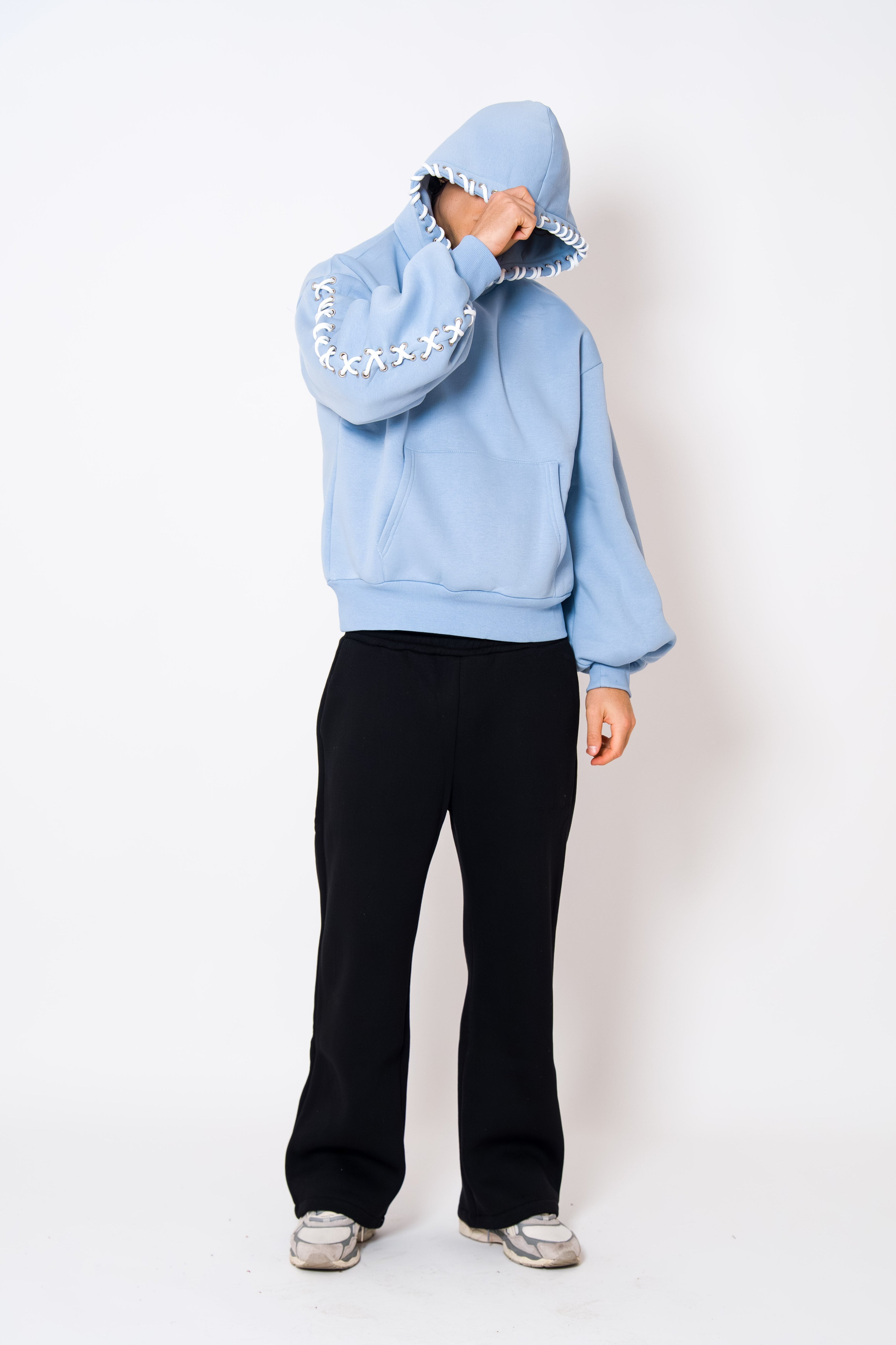 BABA Laces Hoodie - Sky