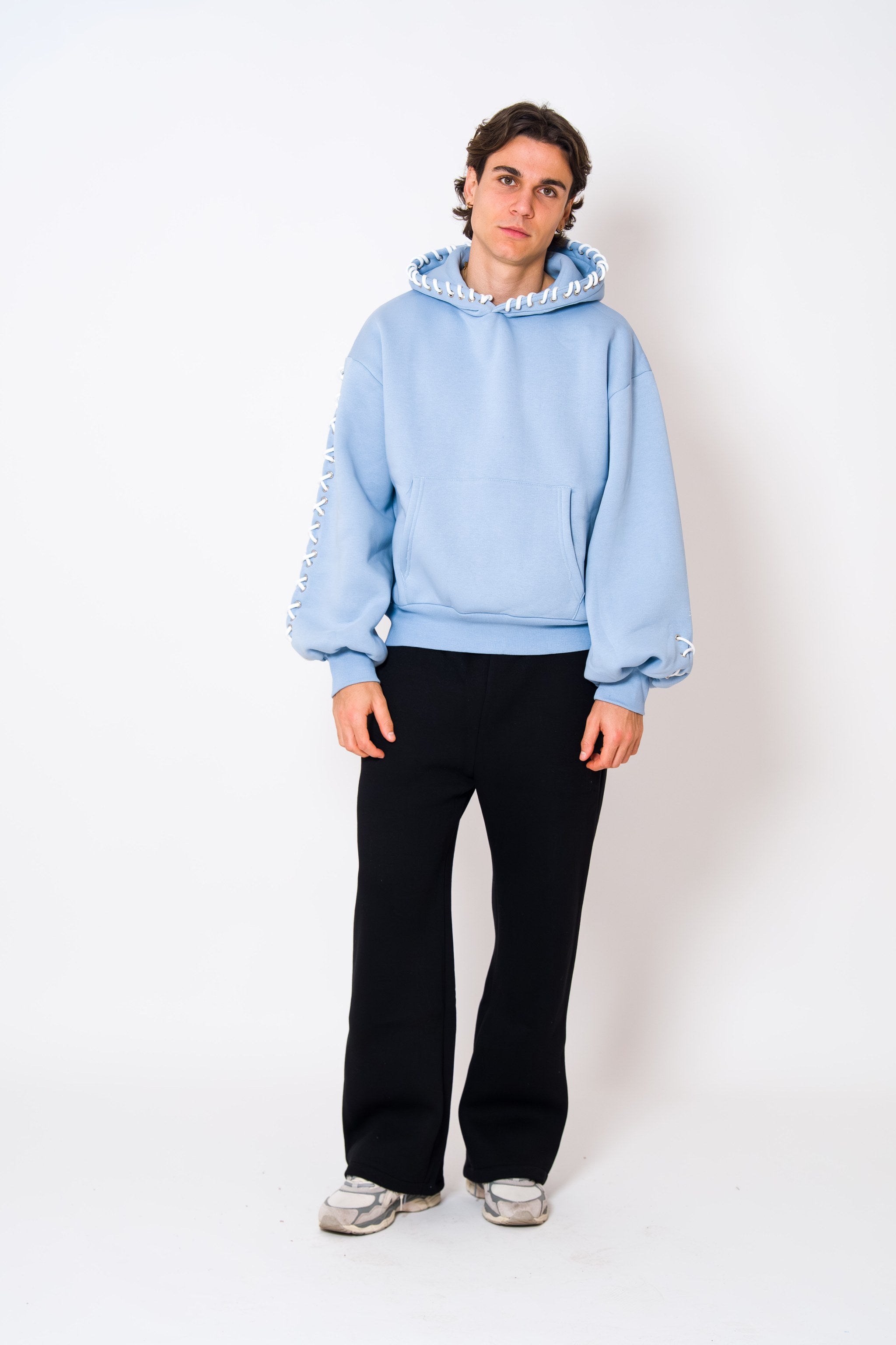 BABA Laces Hoodie - Sky