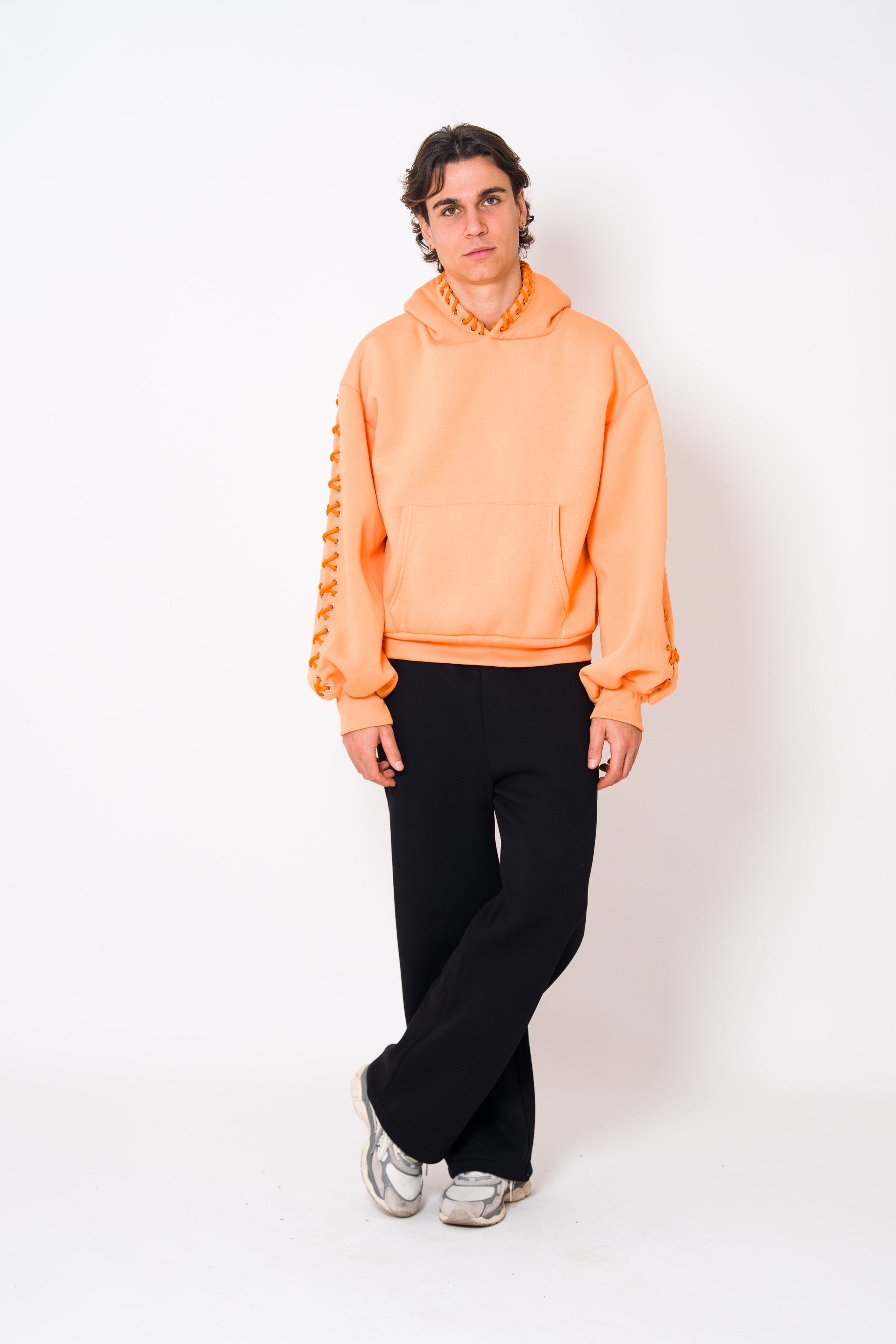 BABA Laces Hoodie - Apricot