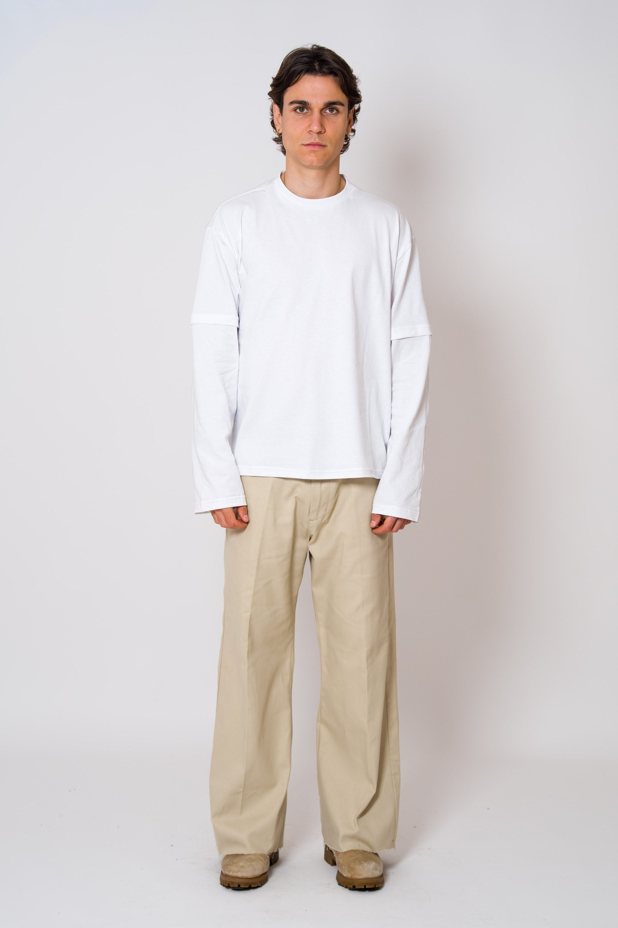 BABA Denim Bold Hearts - Beige