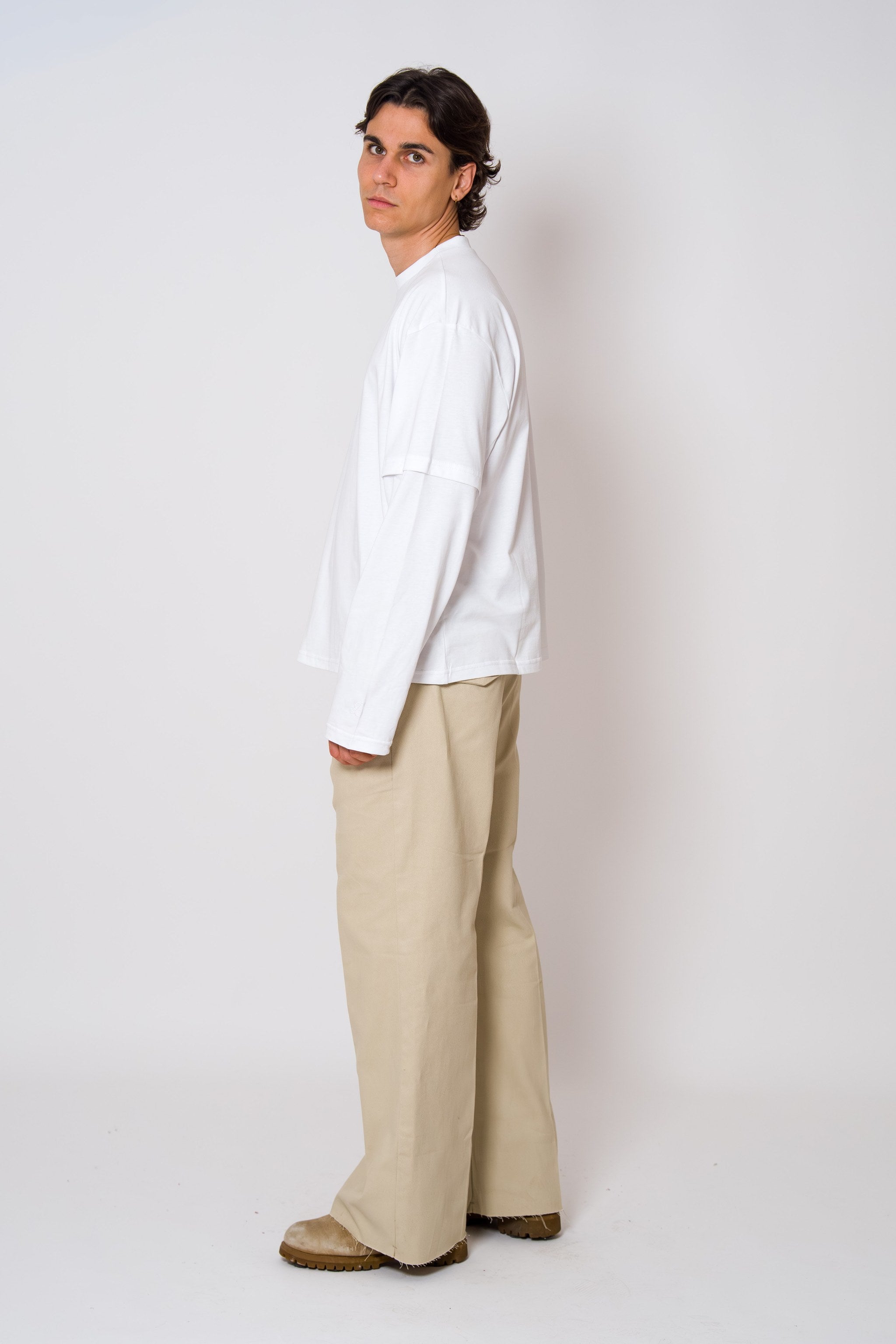 BABA Denim Bold Hearts - Beige