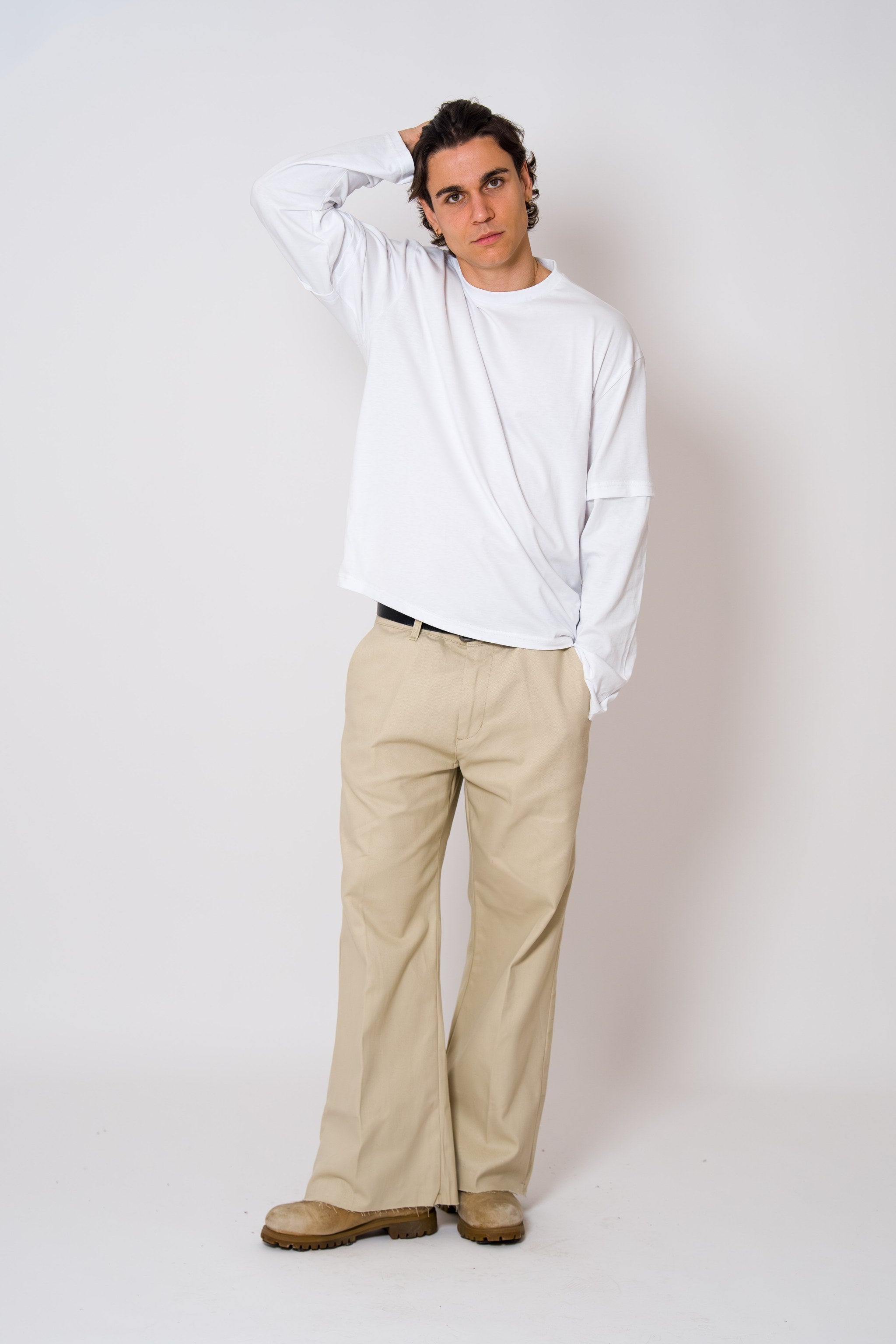 BABA Denim Bold Hearts - Beige