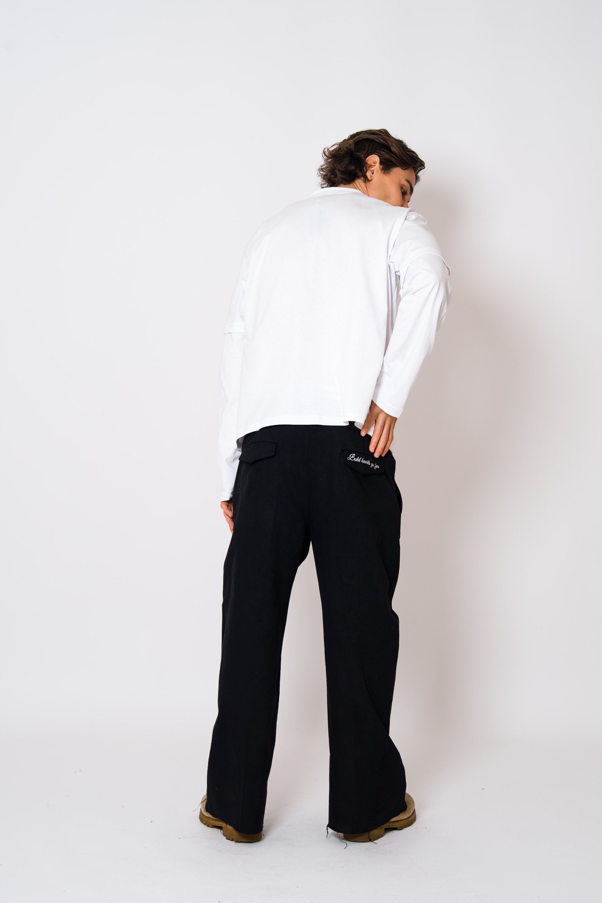 BABA Denim Bold Hearts - Black