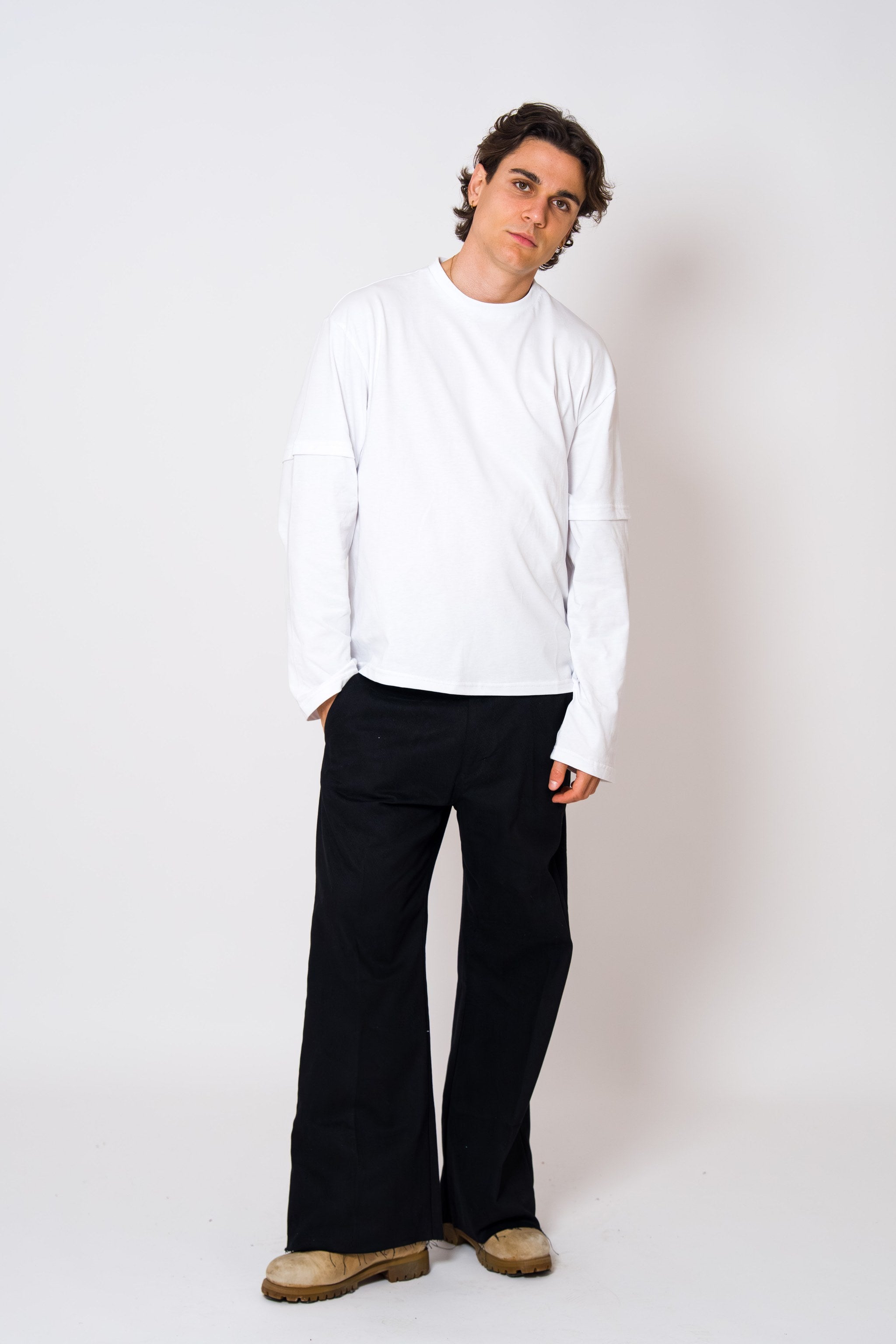 BABA Denim Bold Hearts - Black