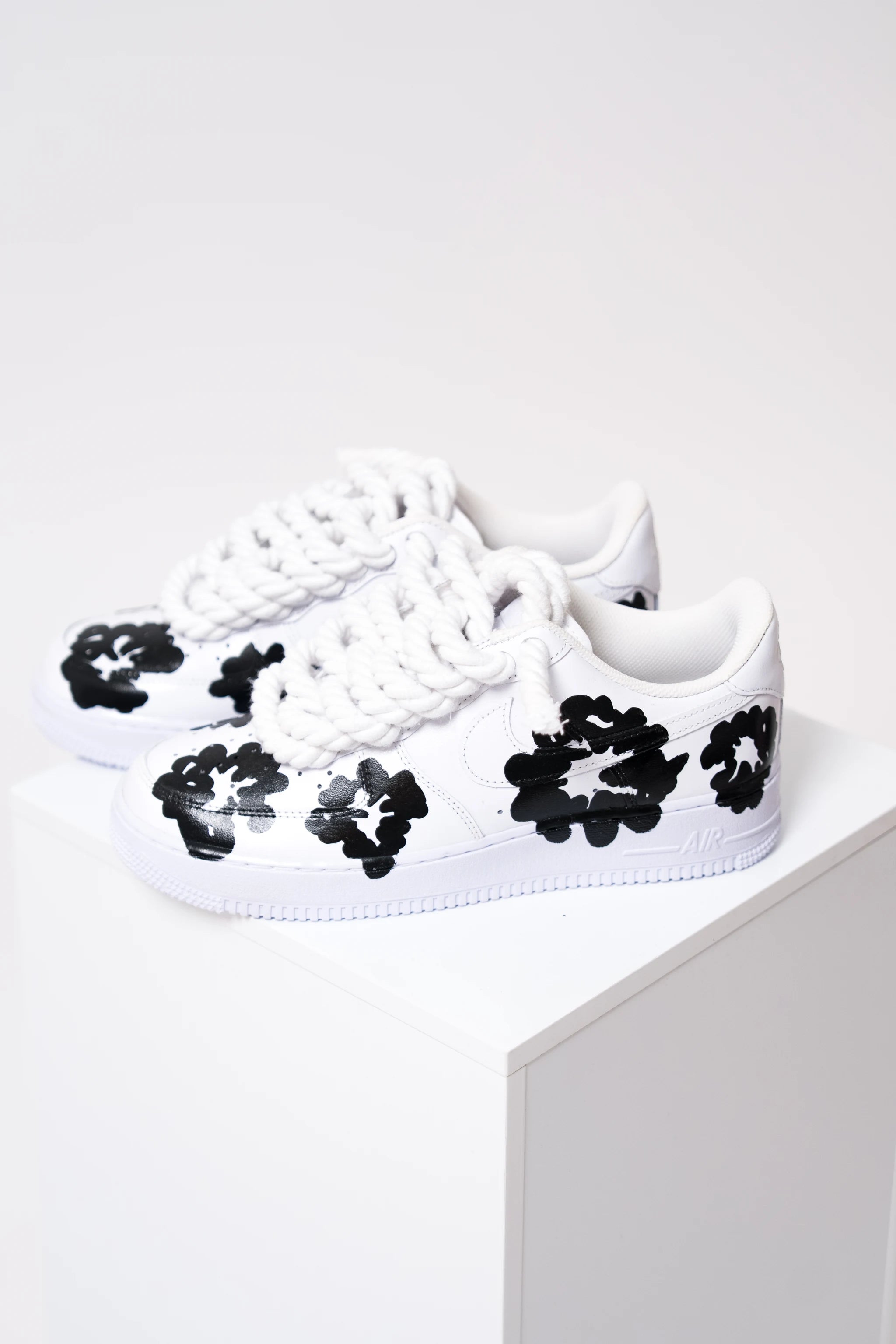 Nike Air Force 1 Denim Tears Black "Rope Laces White"