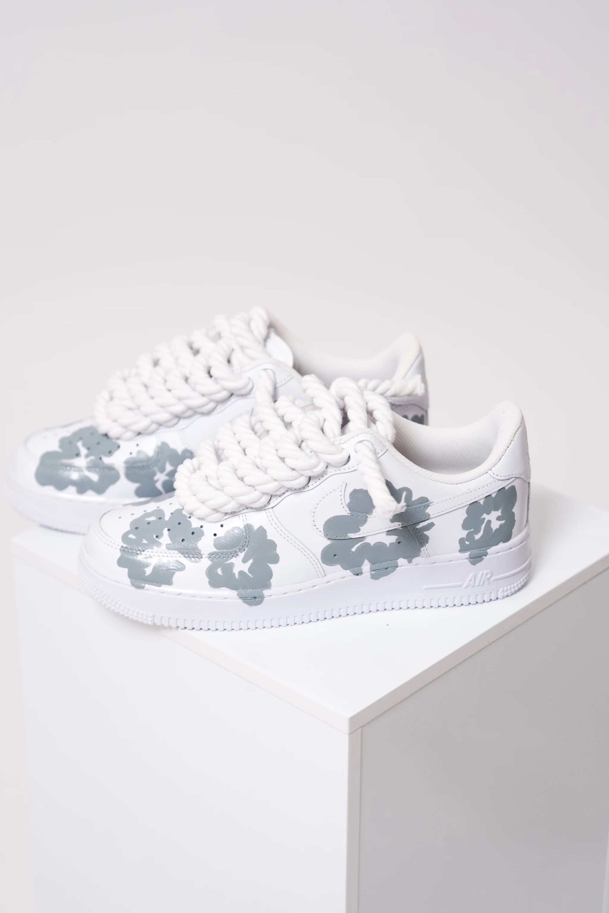 Nike Air Force 1 Denim Tears Grey "Rope Laces White"