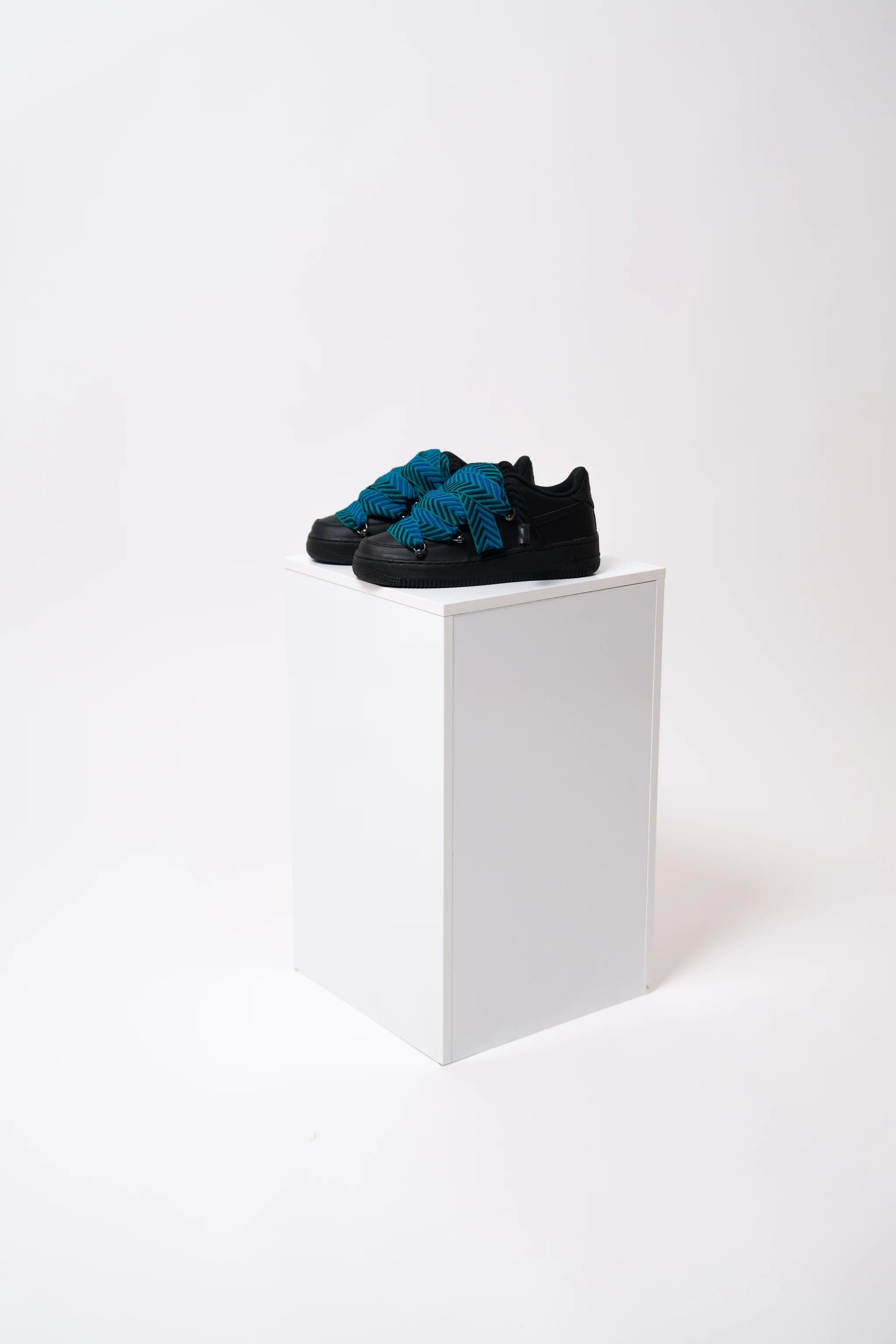 Nike Air Force 1 Lanvin Blue "Rope Laces Black"