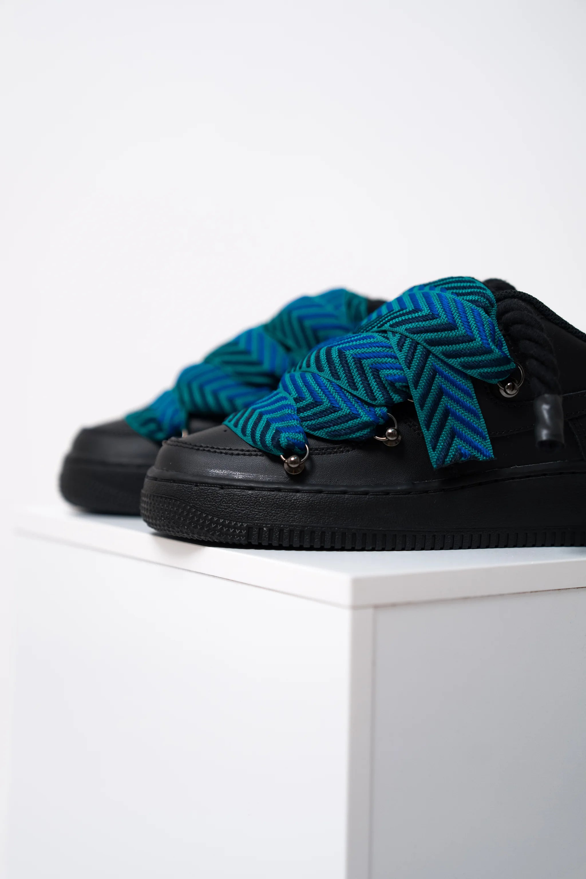 Nike Air Force 1 Lanvin Blue "Rope Laces Black"