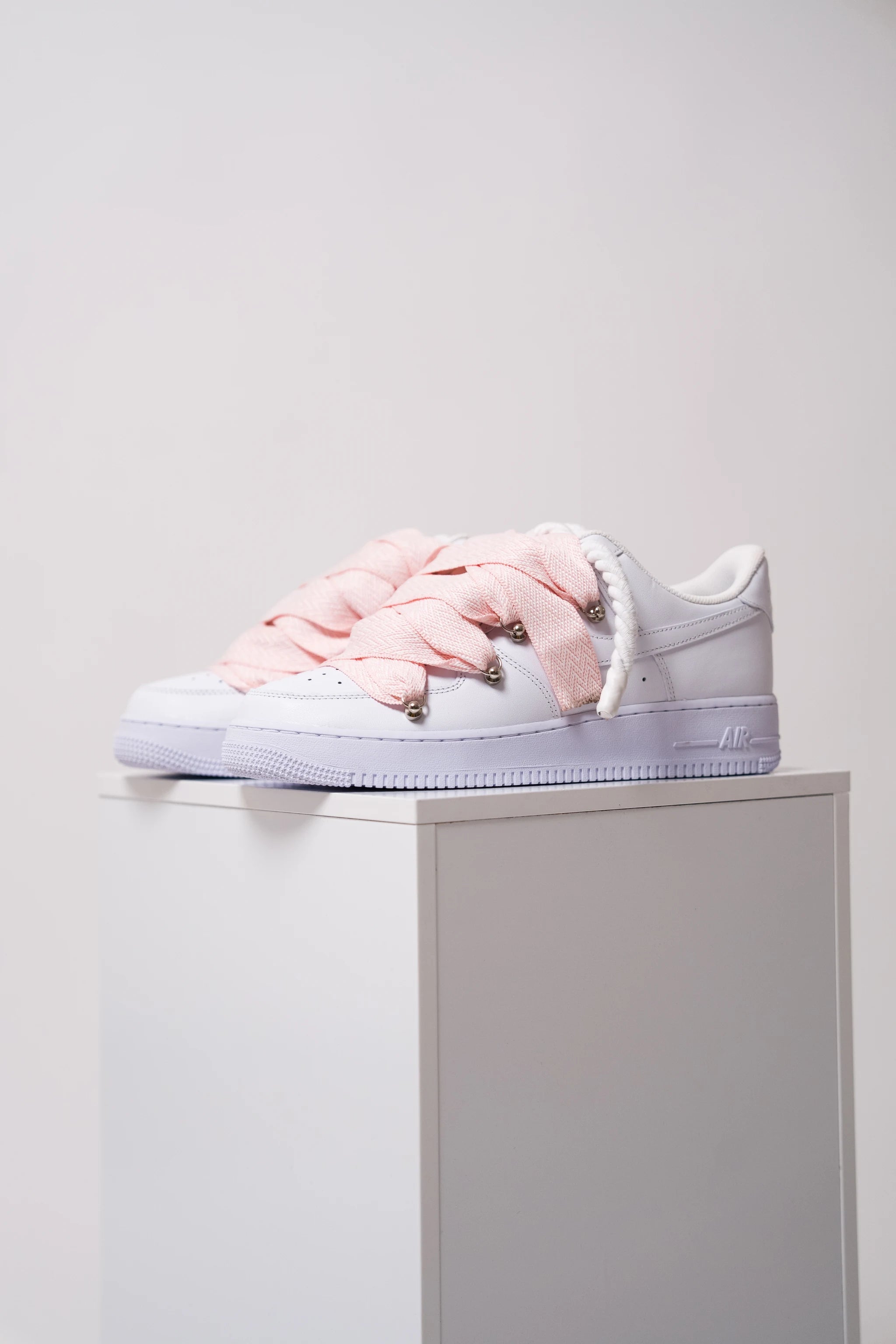 Nike Air Force 1 Lanvin Pink "Rope Laces White"