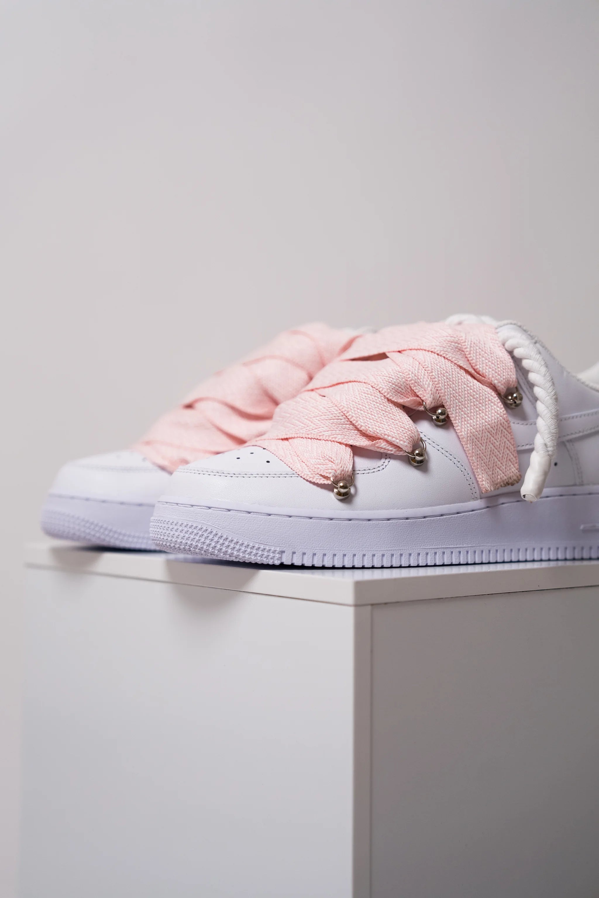 Nike Air Force 1 Lanvin Pink "Rope Laces White"