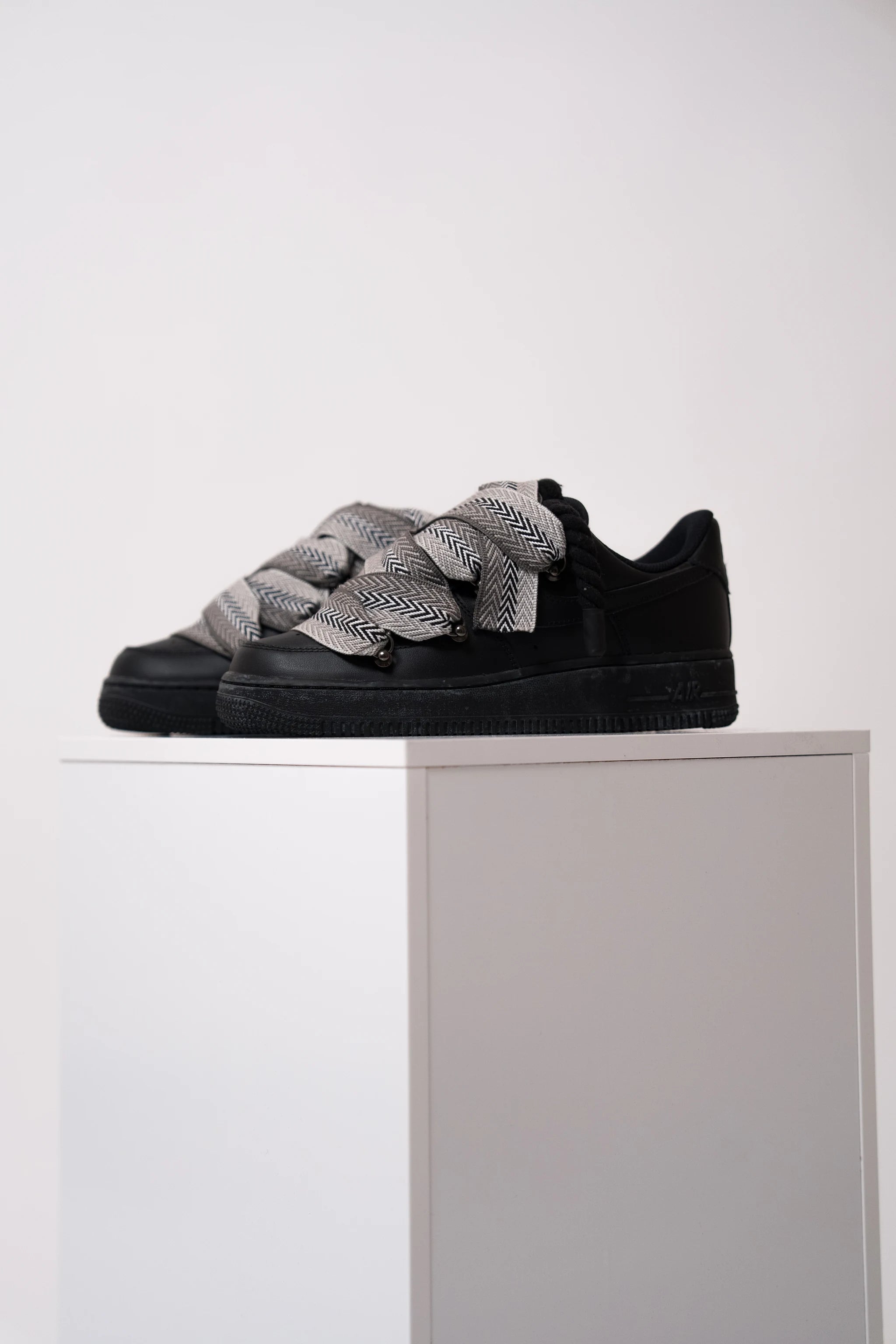 Nike Air Force 1 Lanvin Grey "Rope Laces Black"