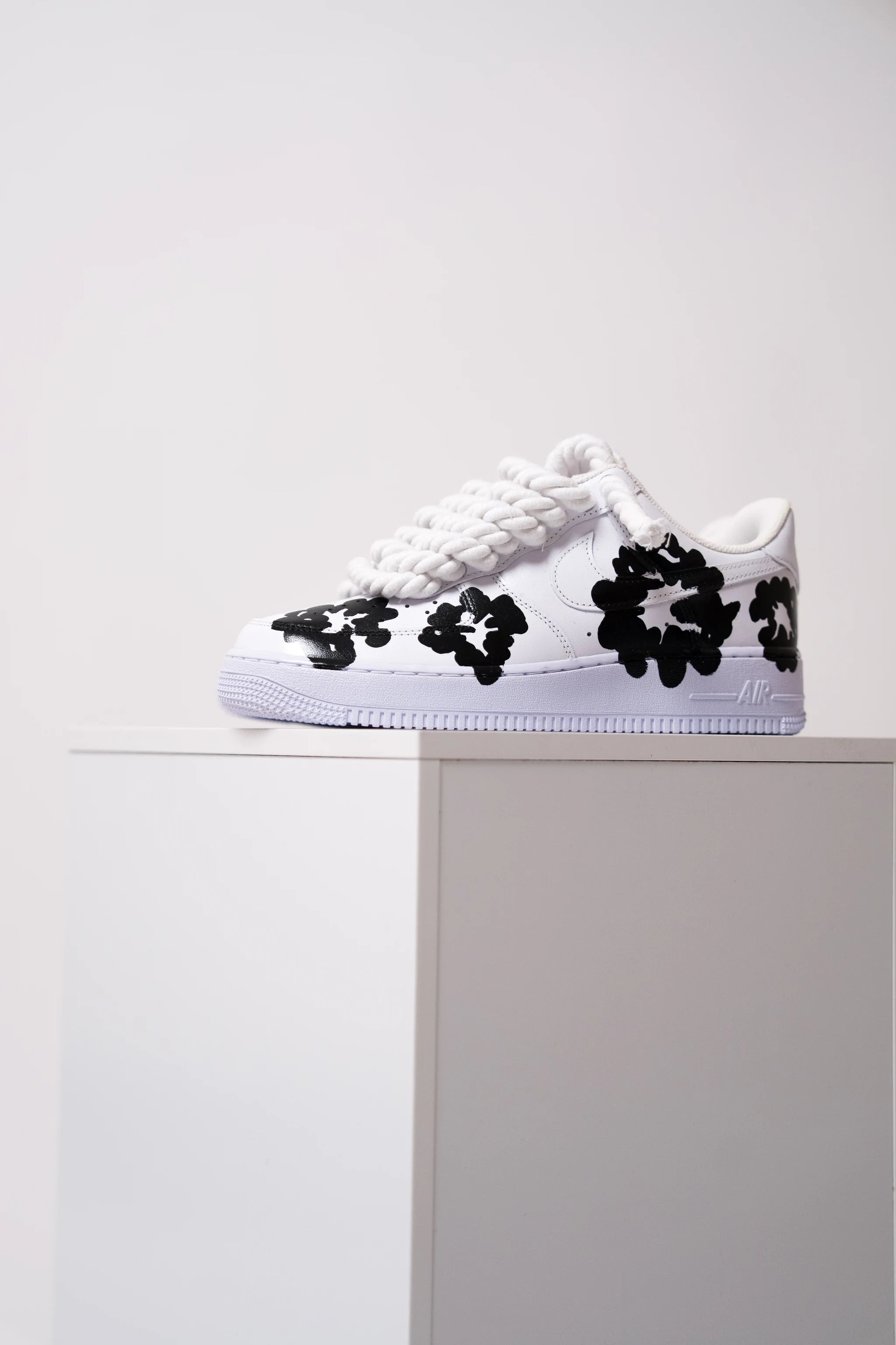 Nike Air Force 1 Denim Tears Black "Rope Laces White"