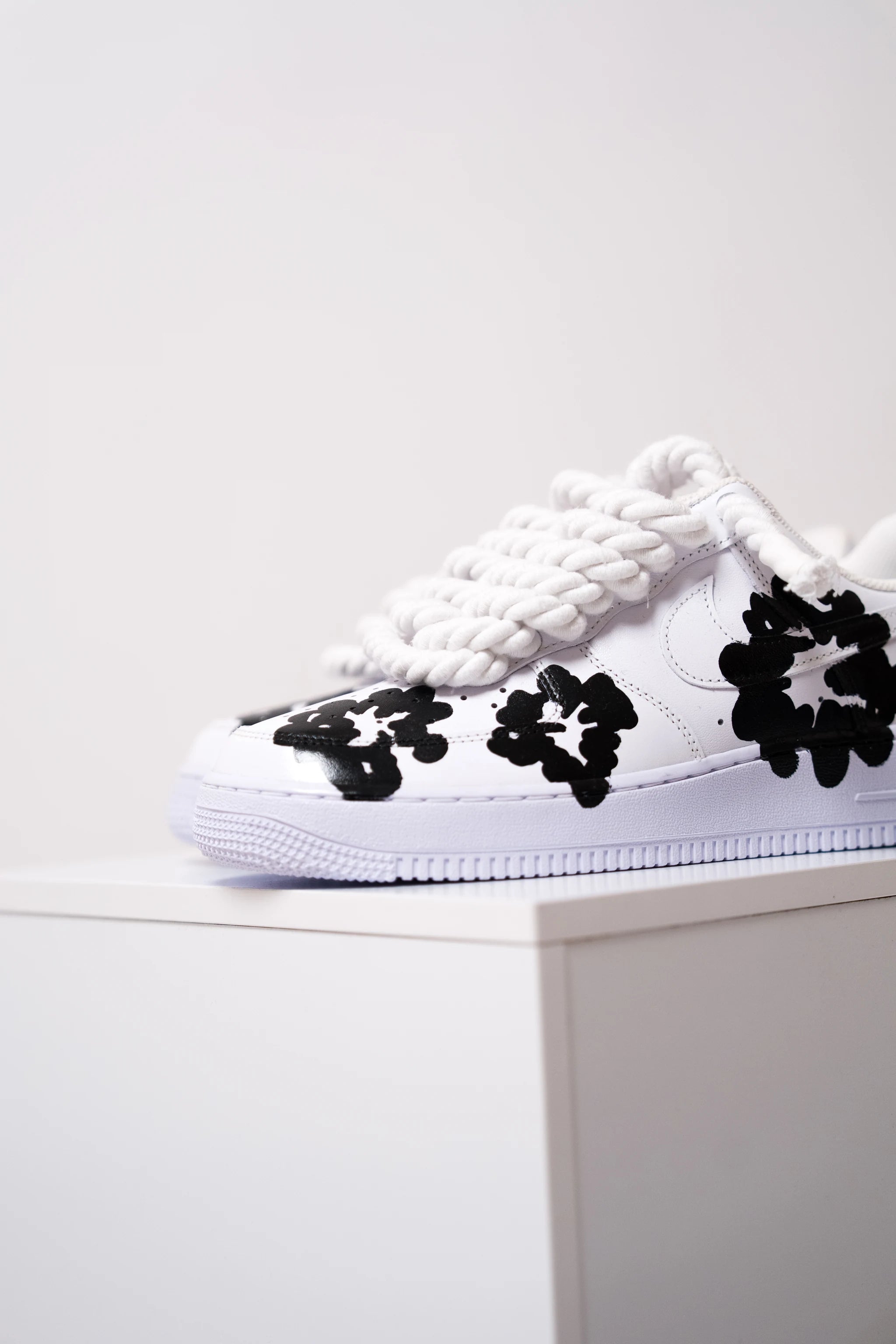 Nike Air Force 1 Denim Tears Black "Rope Laces White"