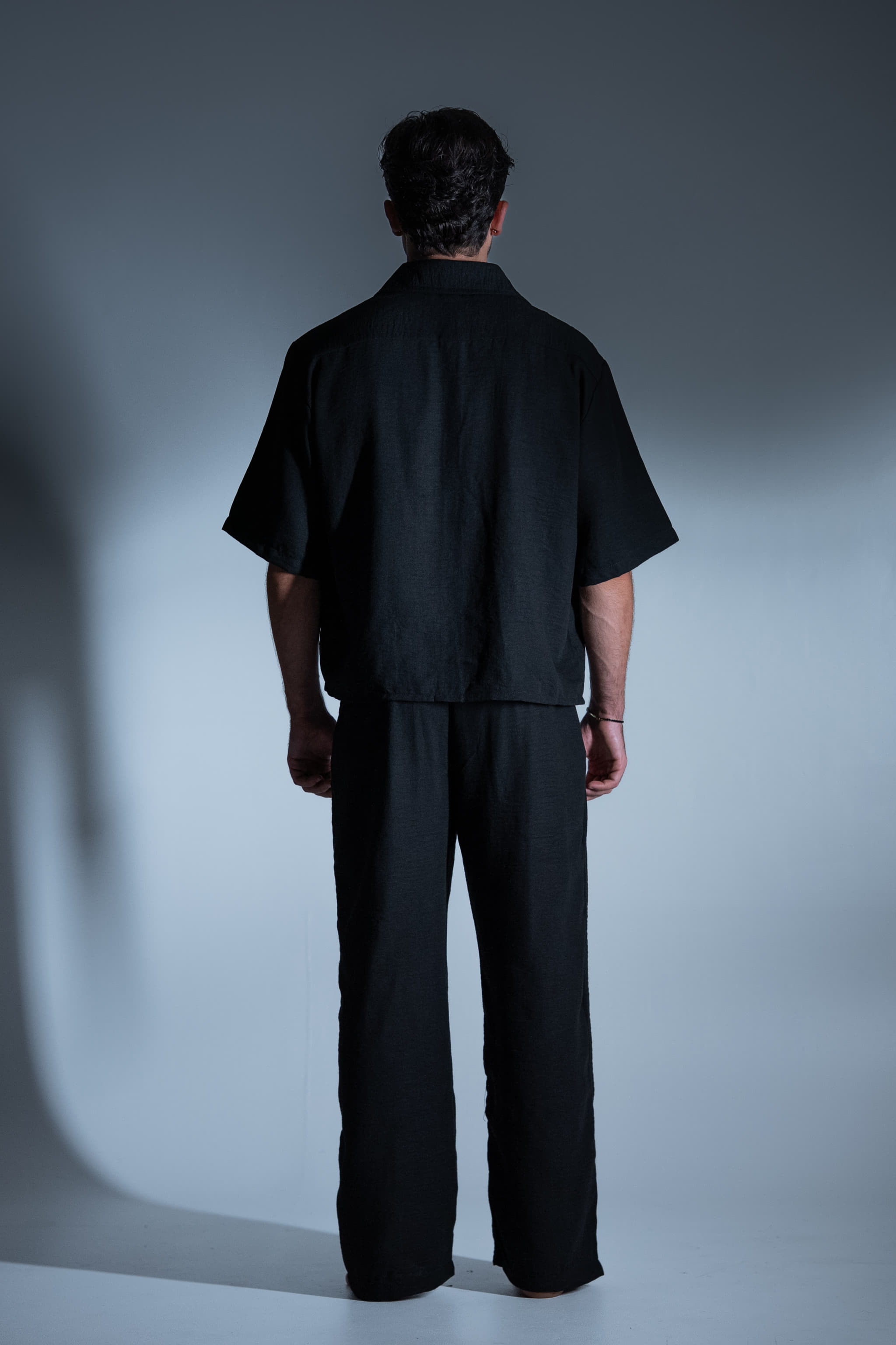 BABA Matching Set Misto Lino - Black