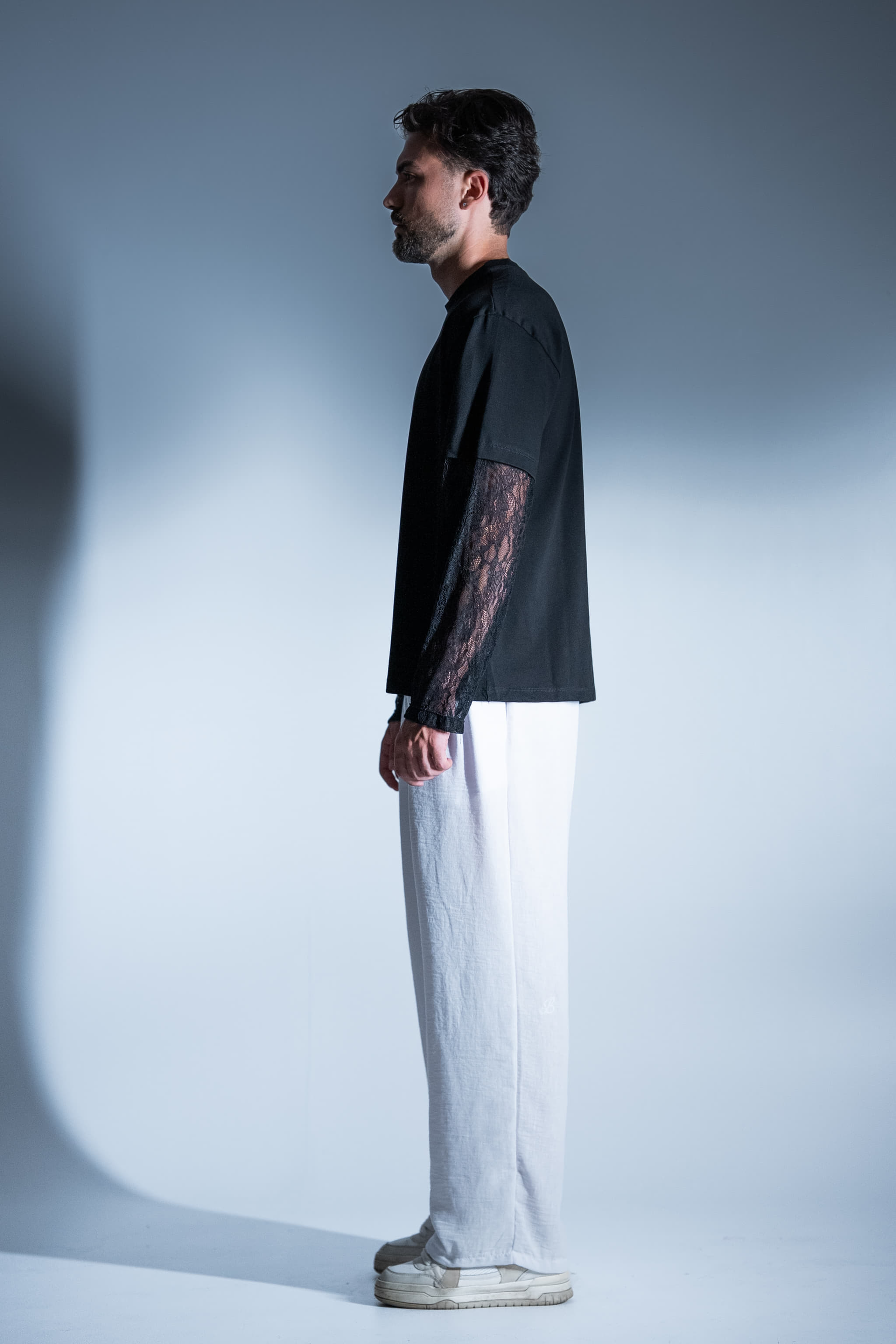 BABA Longsleeve Lace - Black