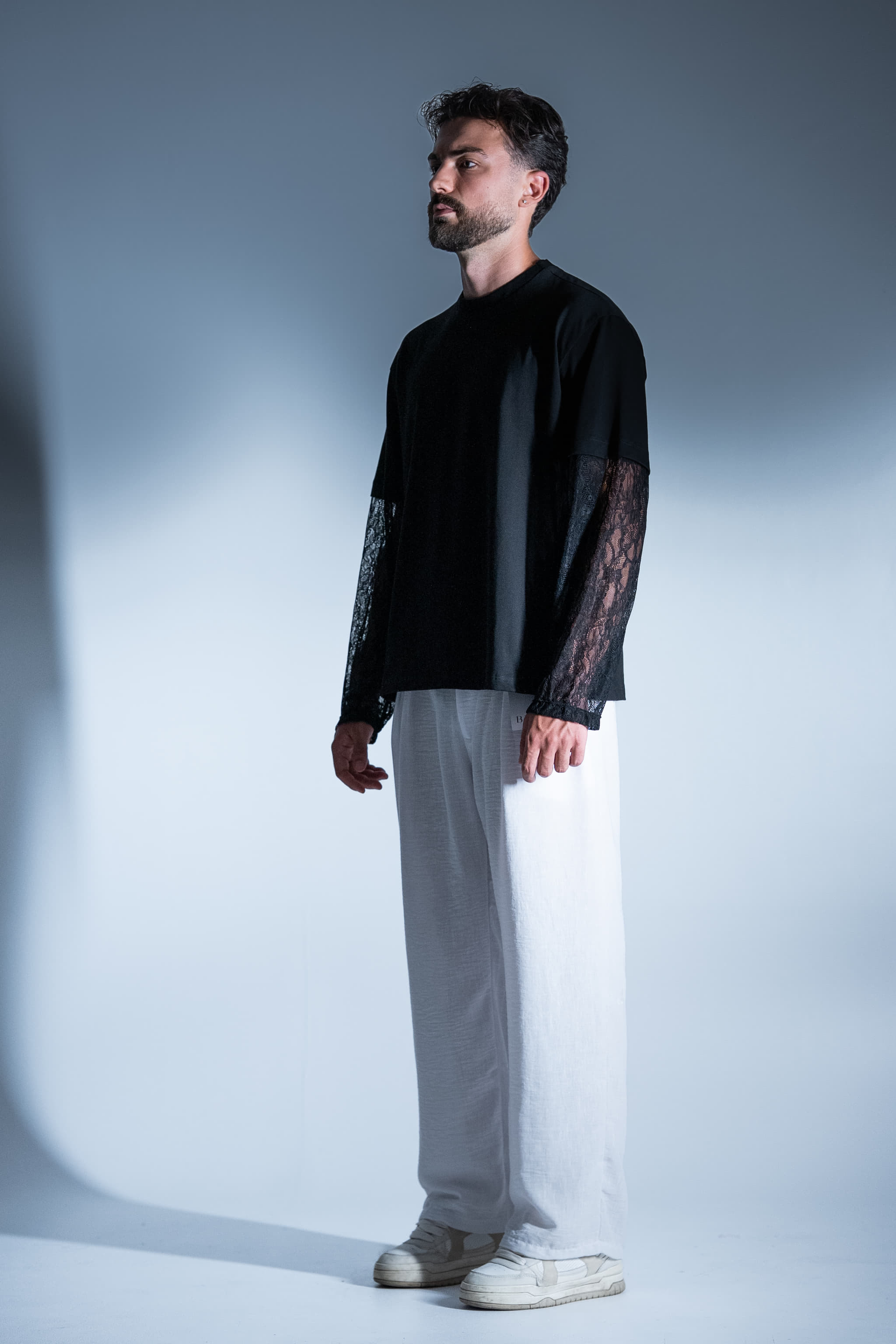 BABA Longsleeve Lace - Black