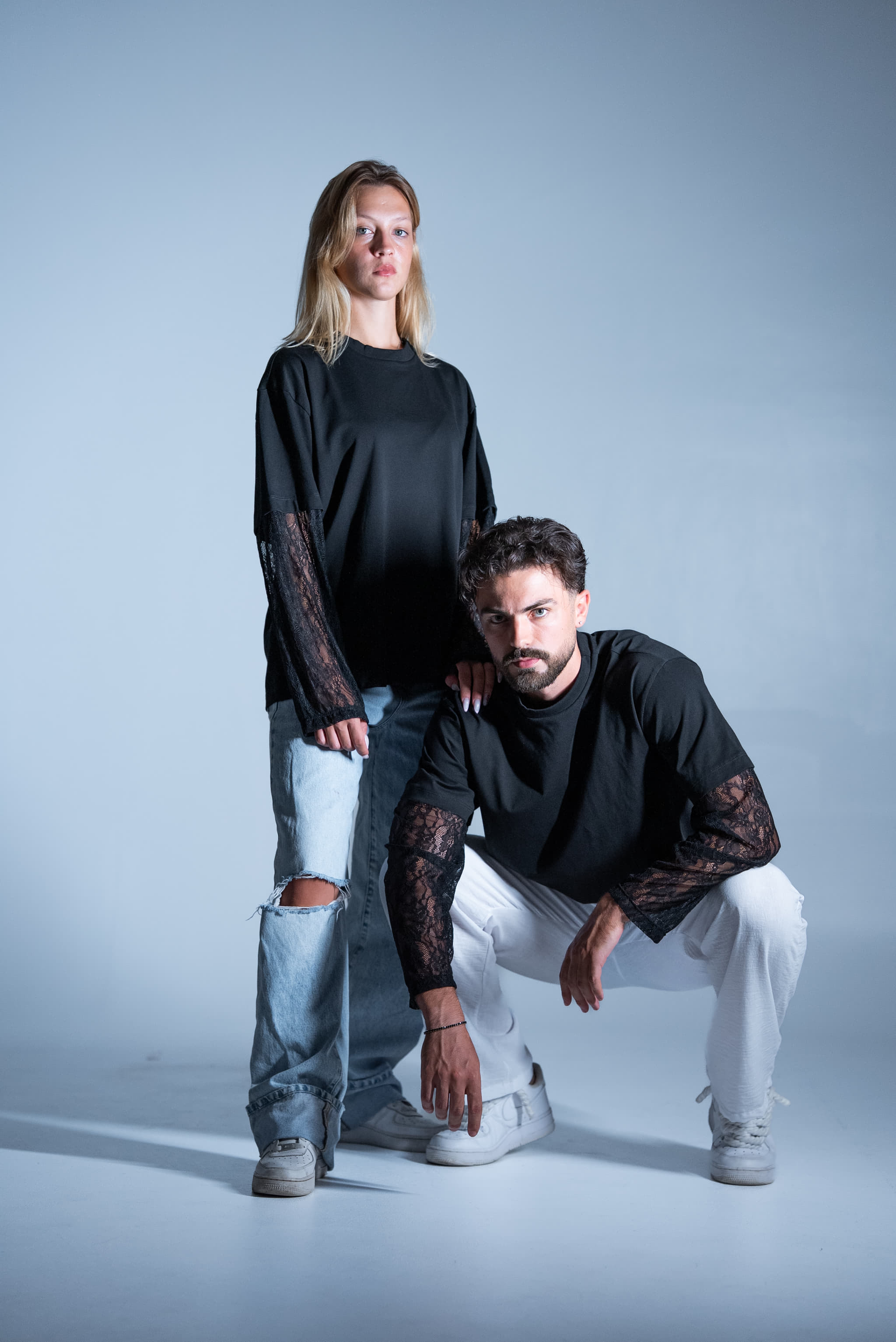 BABA Longsleeve Lace - Black