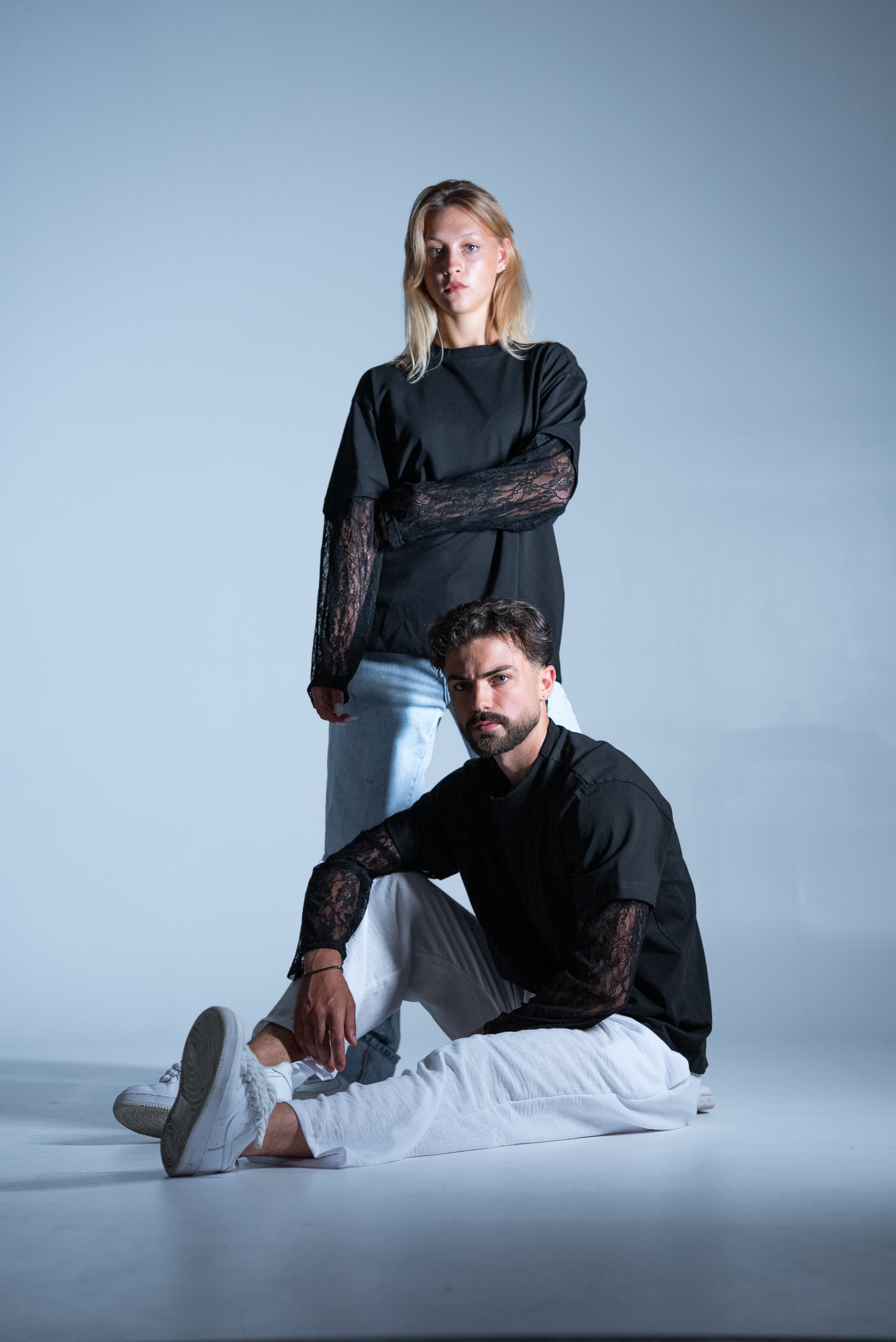 BABA Longsleeve Lace - Black