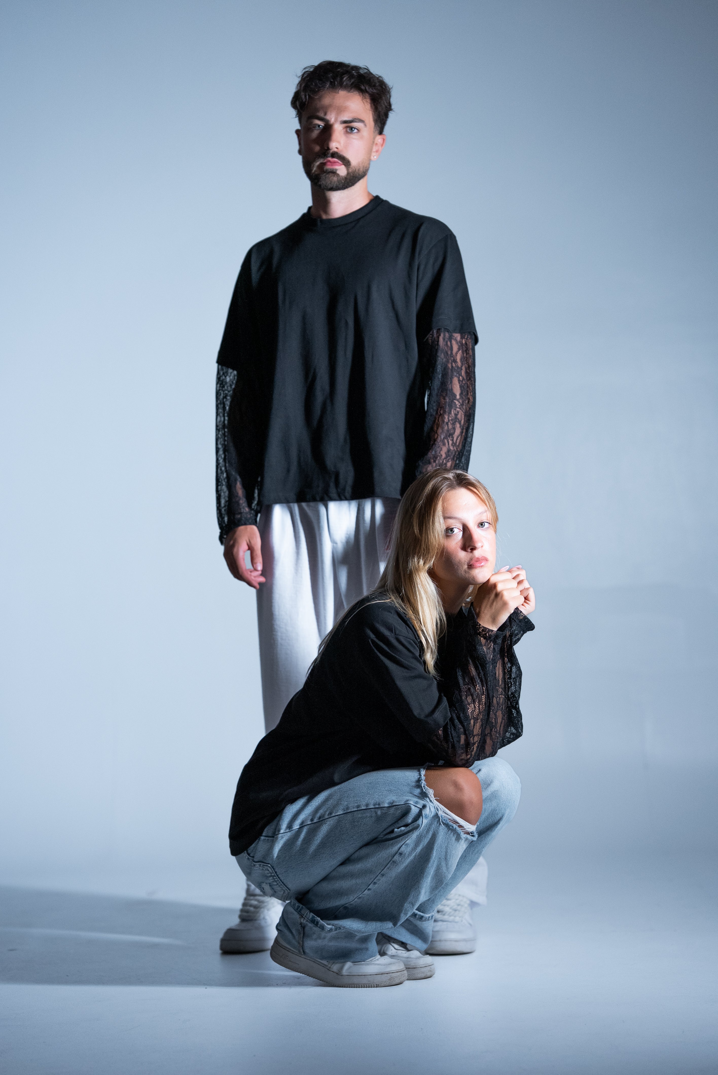 BABA Longsleeve Lace - Black
