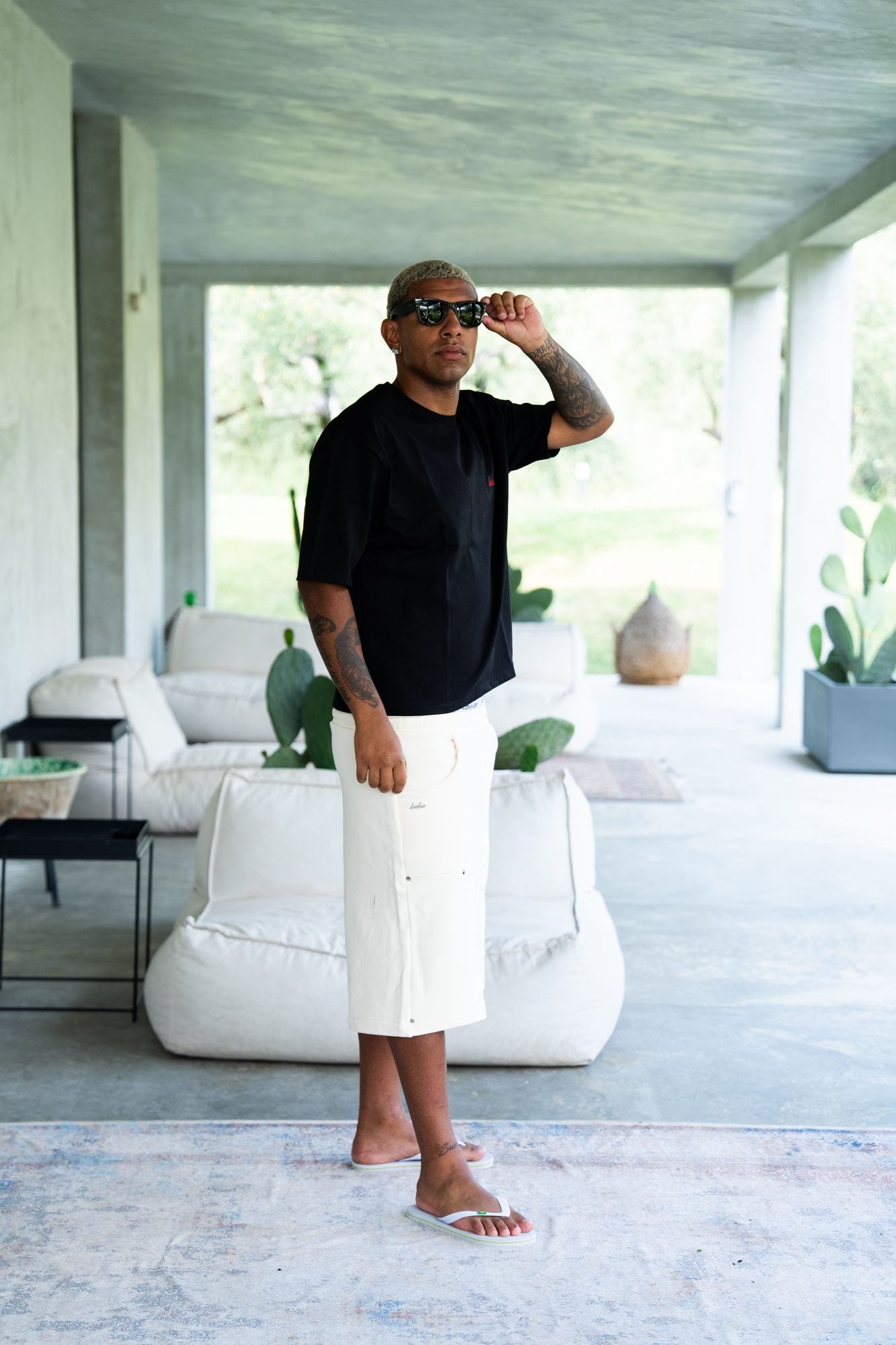 BABA Carpenter Shorts - Cream