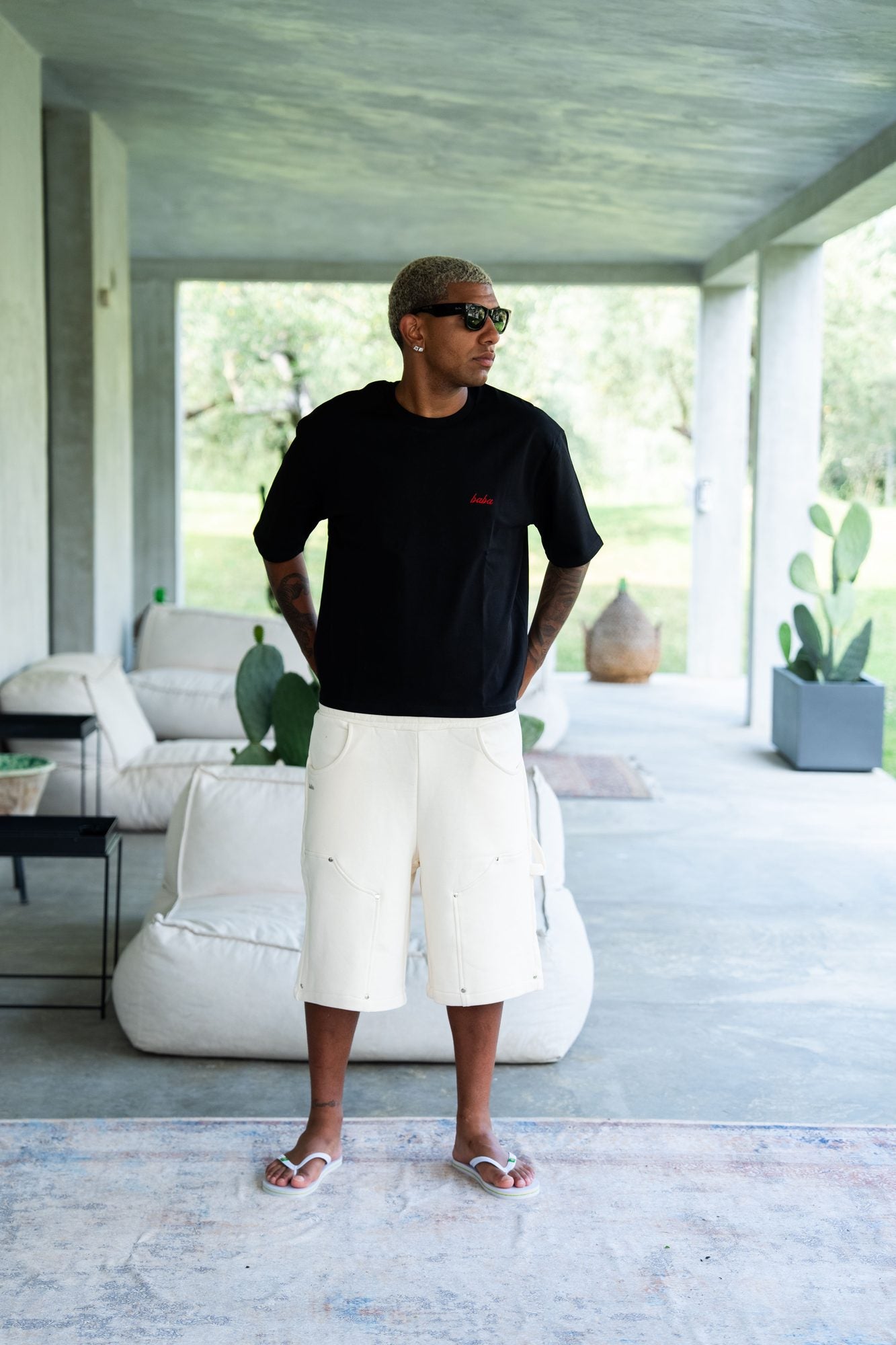 BABA Carpenter Shorts - Cream