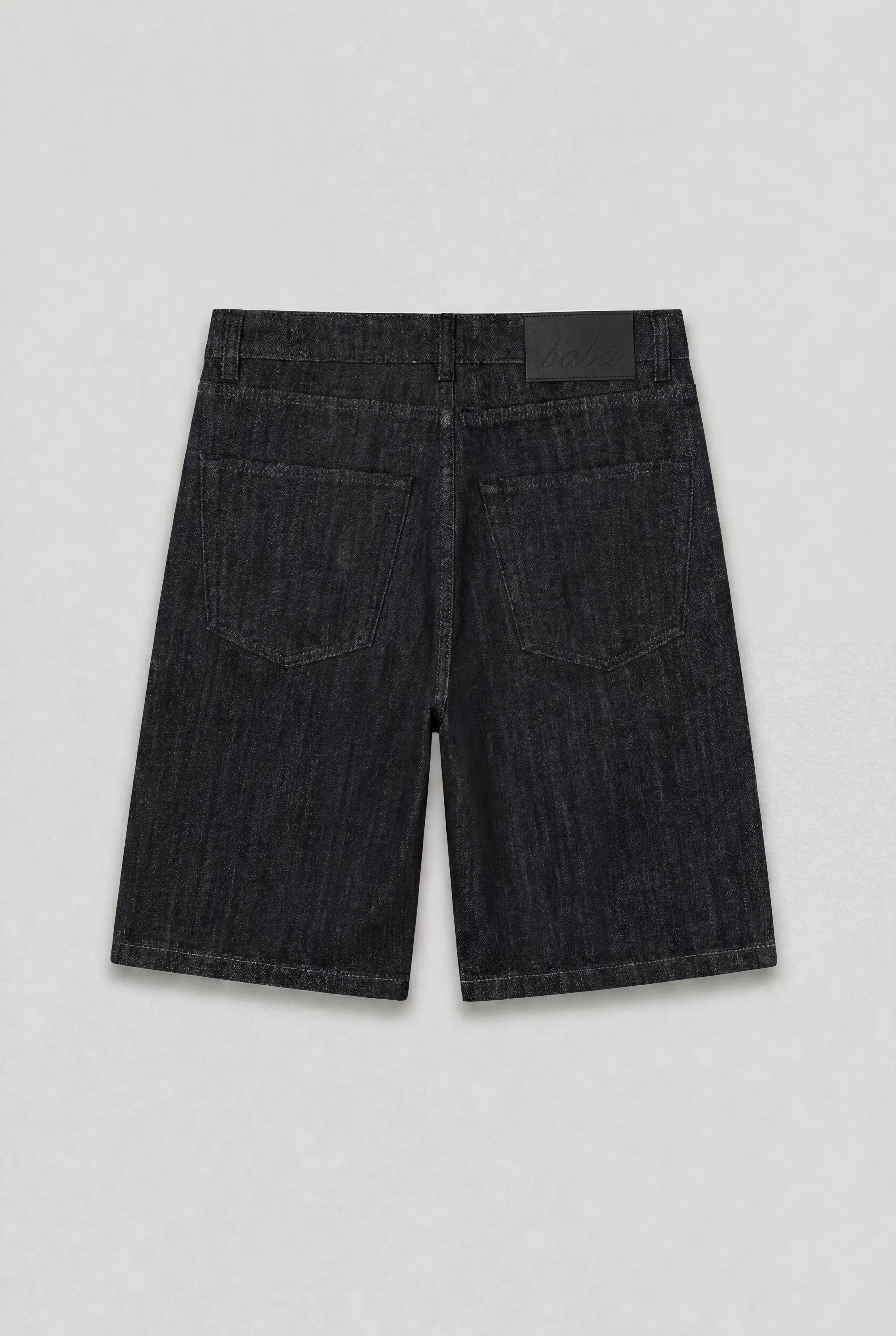 BABA Denim Shorts - Black