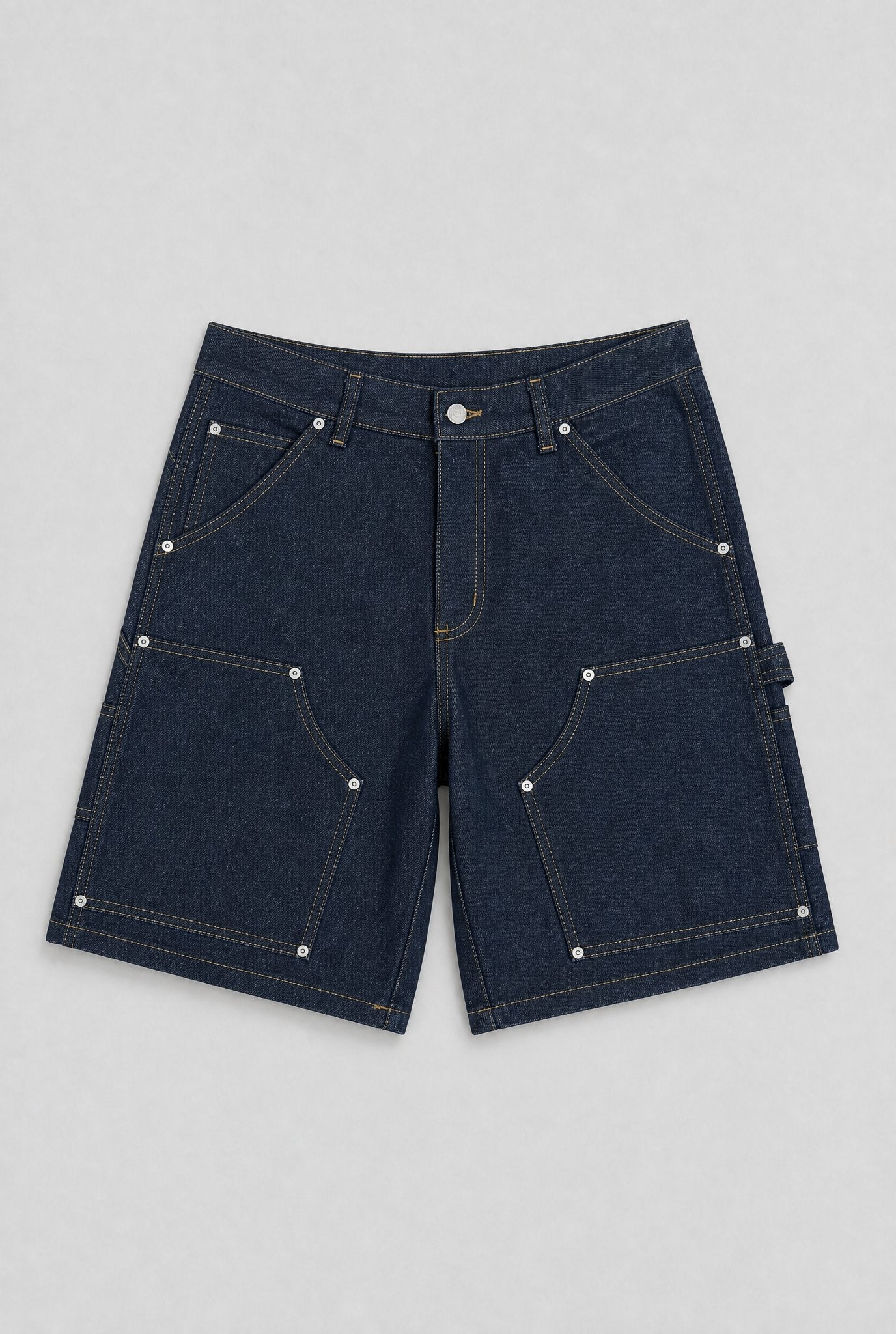 BABA Carpenter Denim Short - Blue