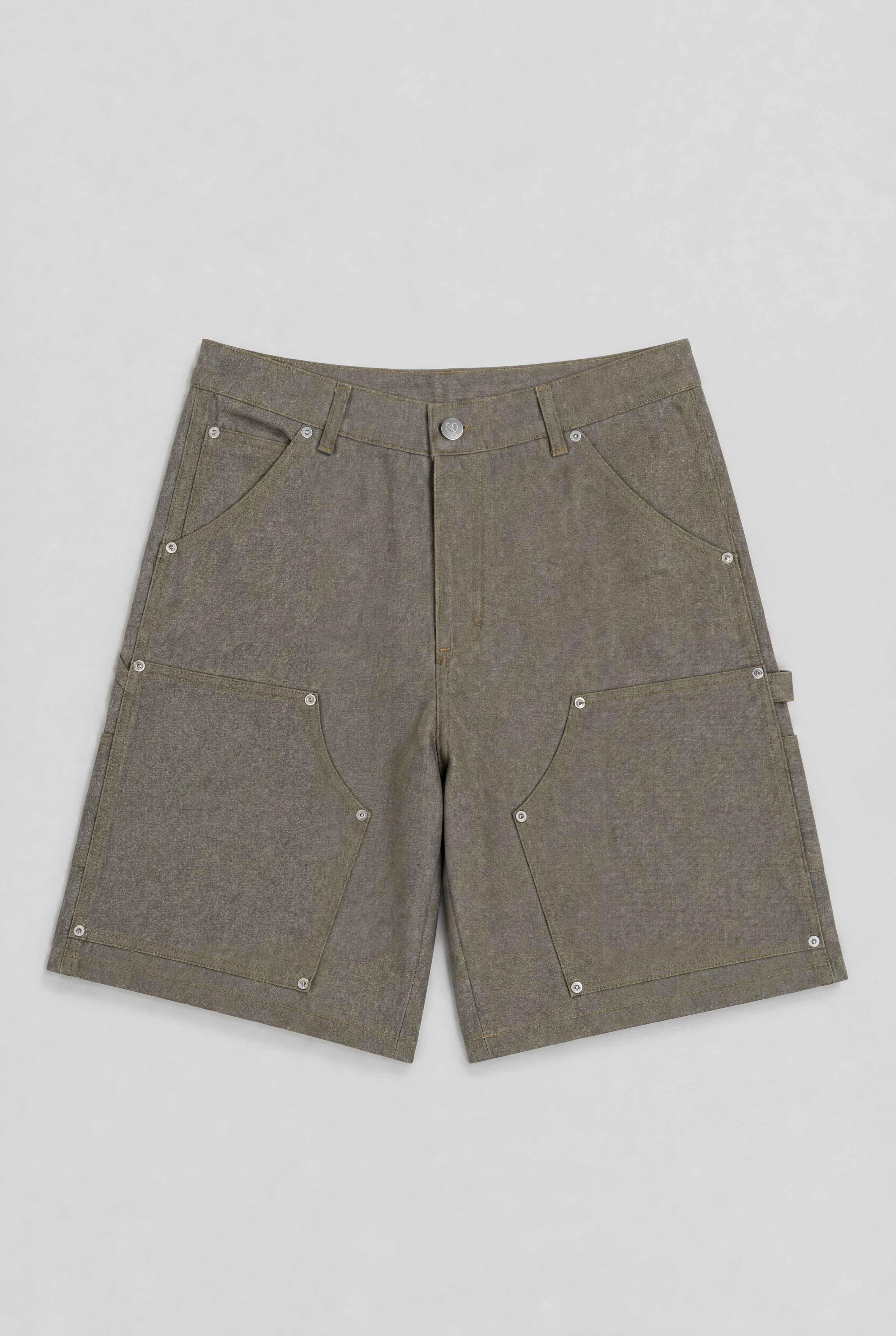 BABA Carpenter Denim Short - Beige