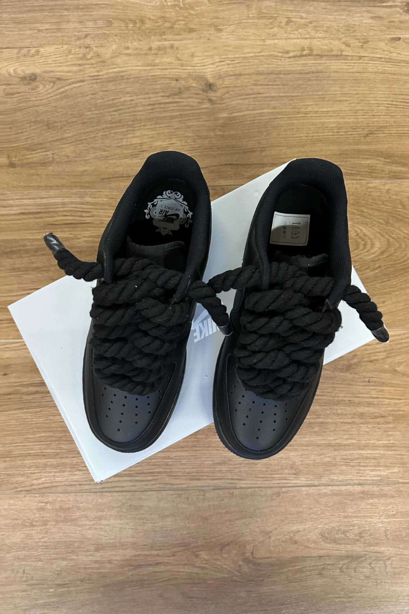 Nike Air Force 1 "rope laces black"