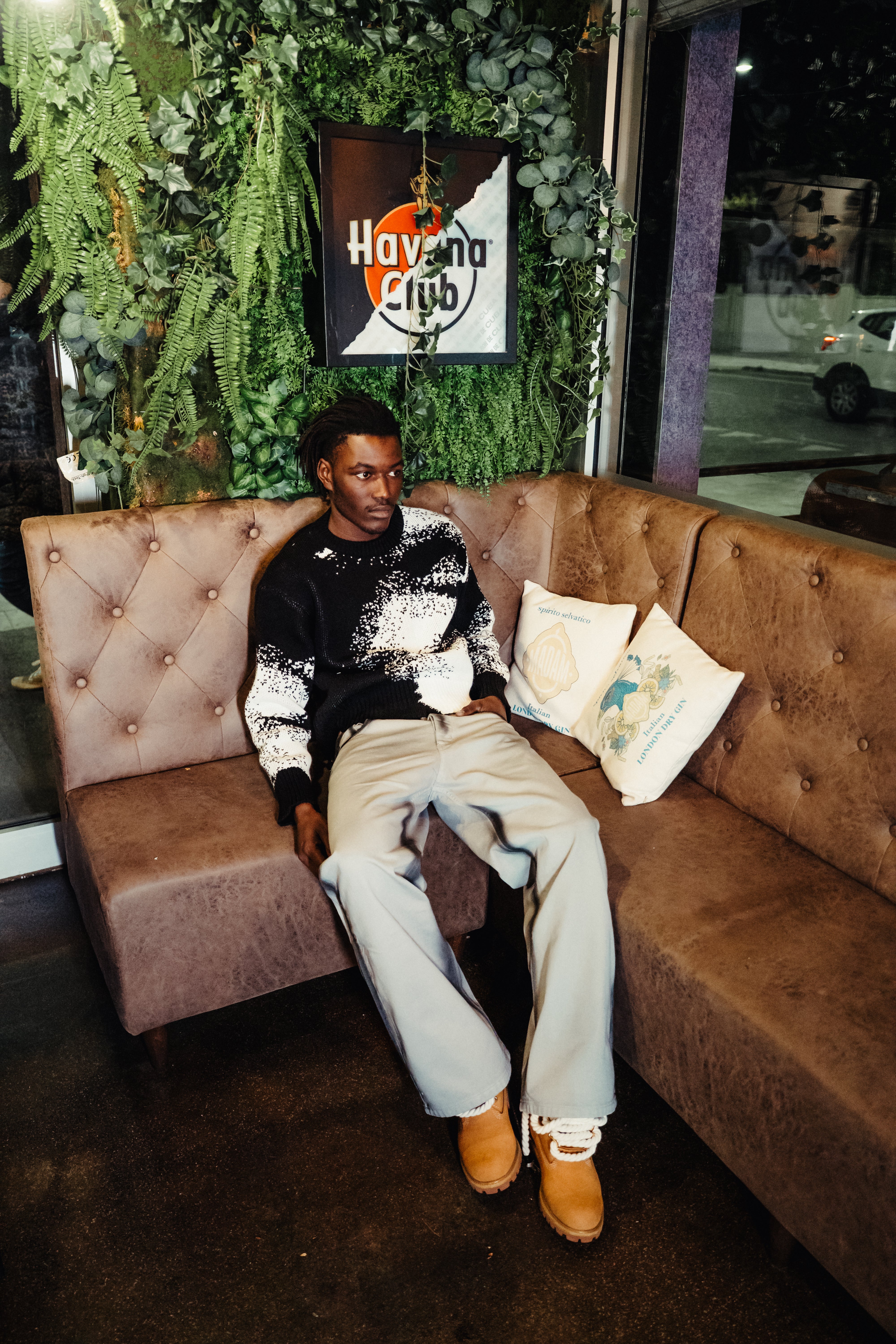 BABA Denim Stone Lines - Grey