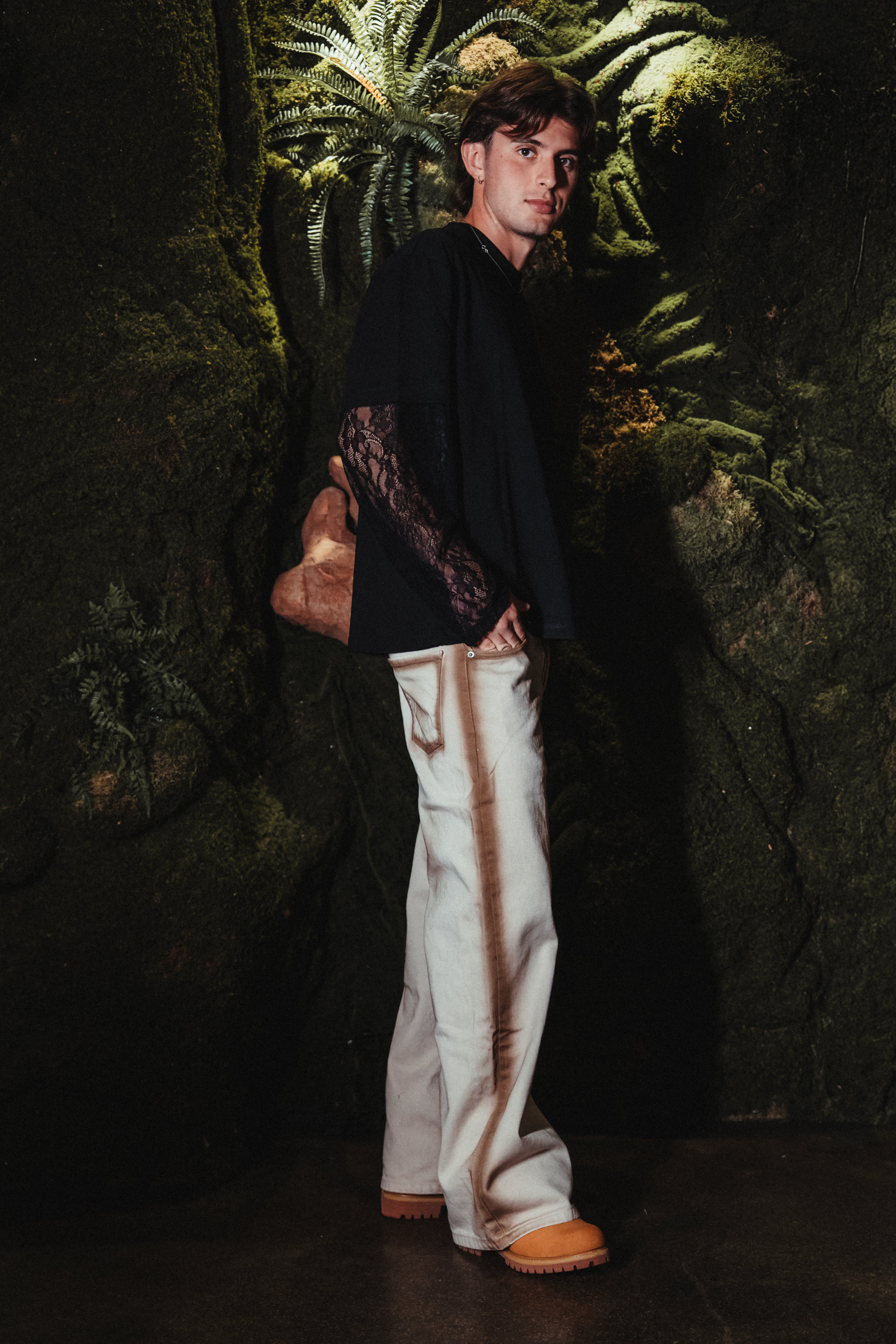 BABA Denim Sand Lines - Beige