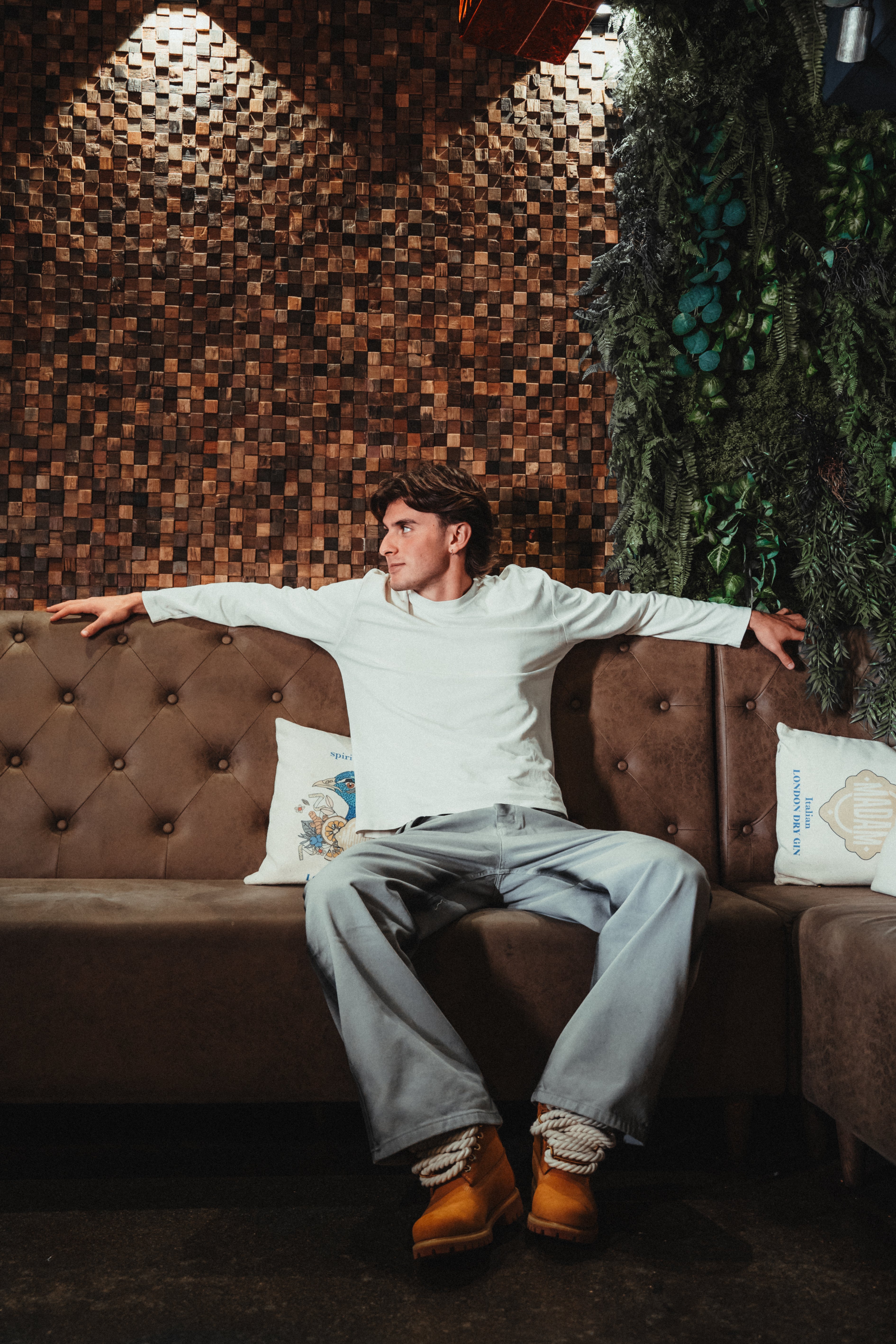 BABA Denim Stone Lines - Grey