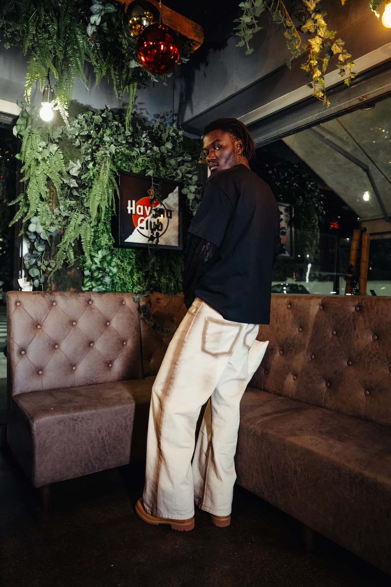 BABA Denim Sand Lines - Beige