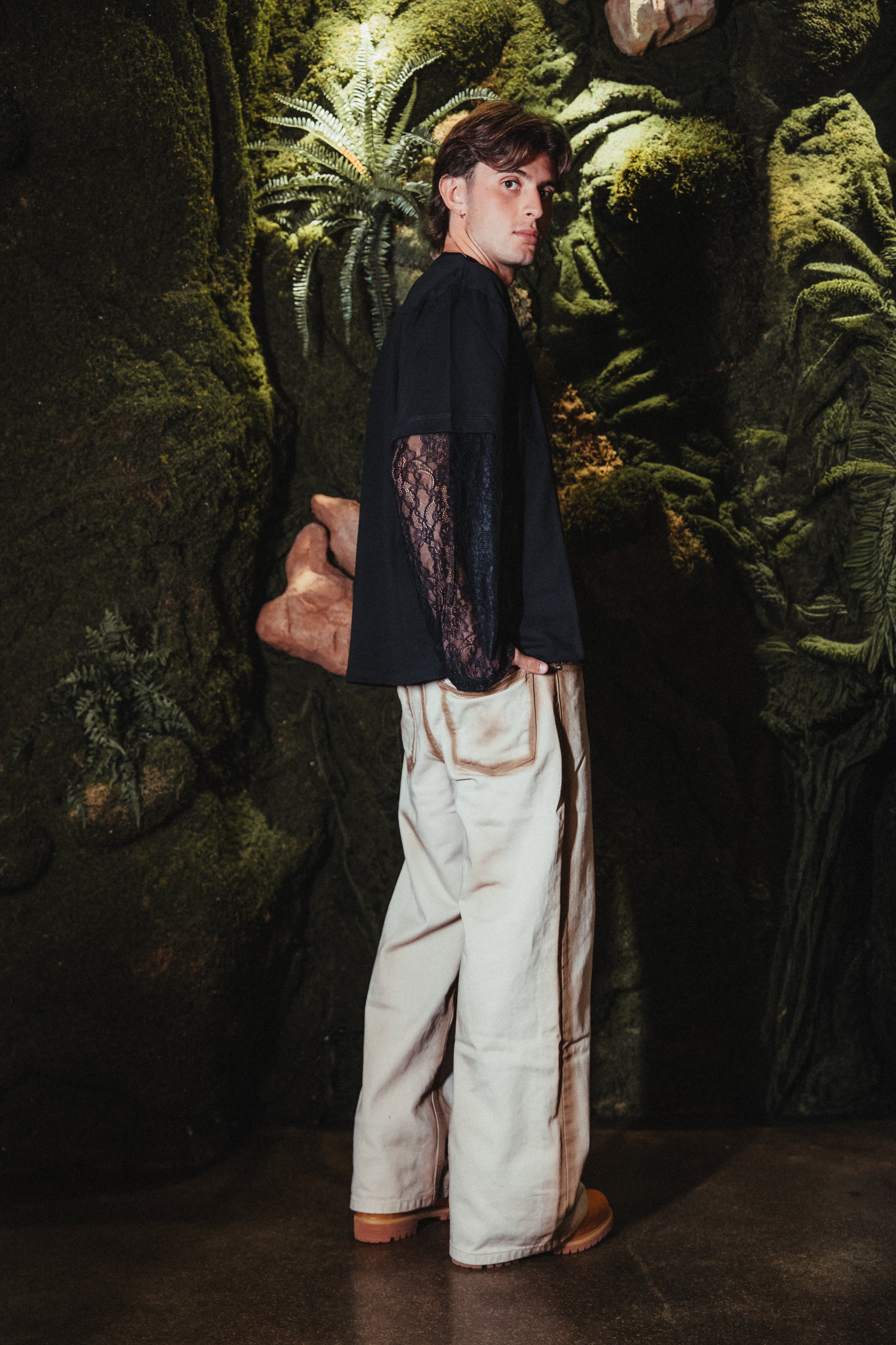 BABA Denim Sand Lines - Beige