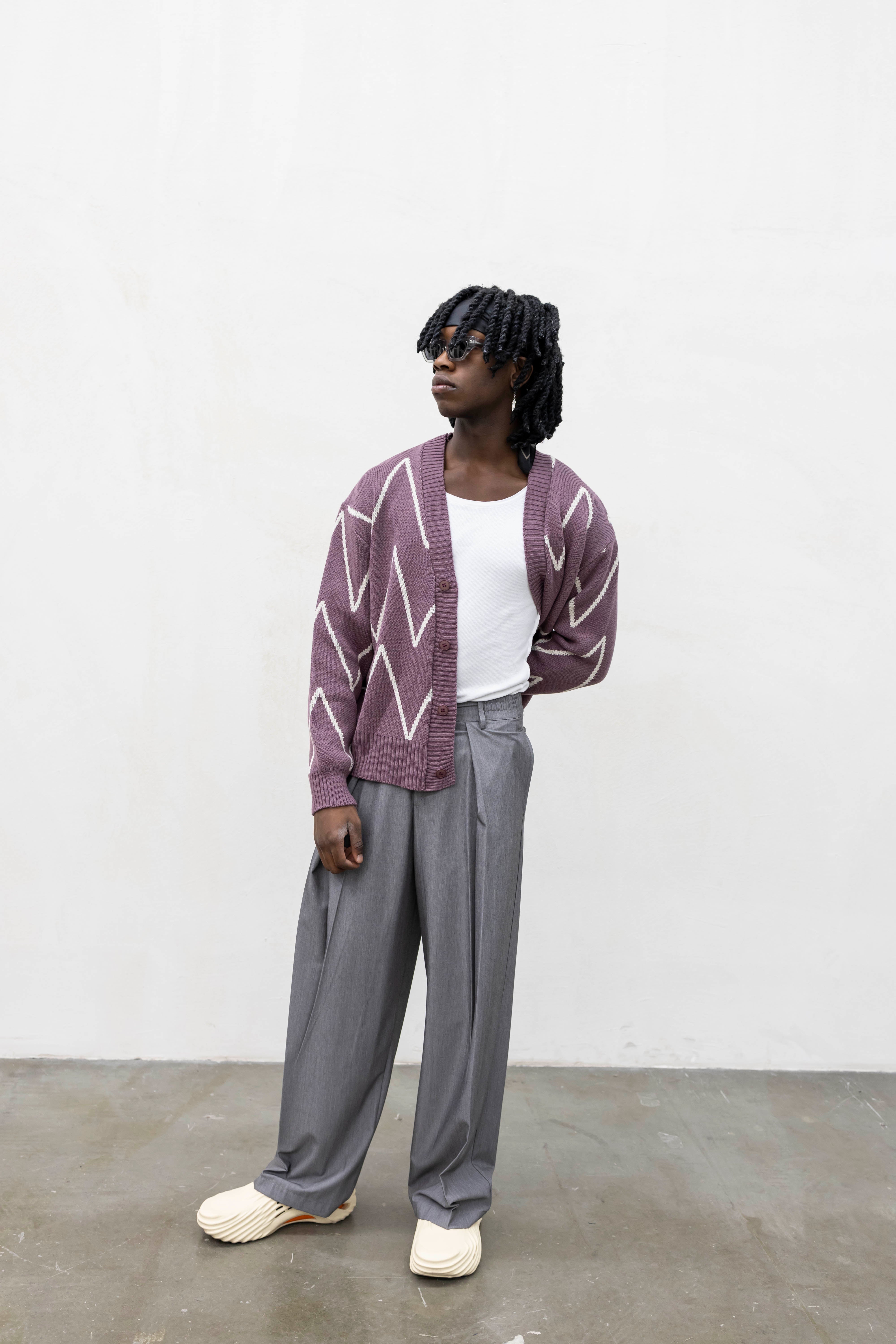 Cardigan Purple
