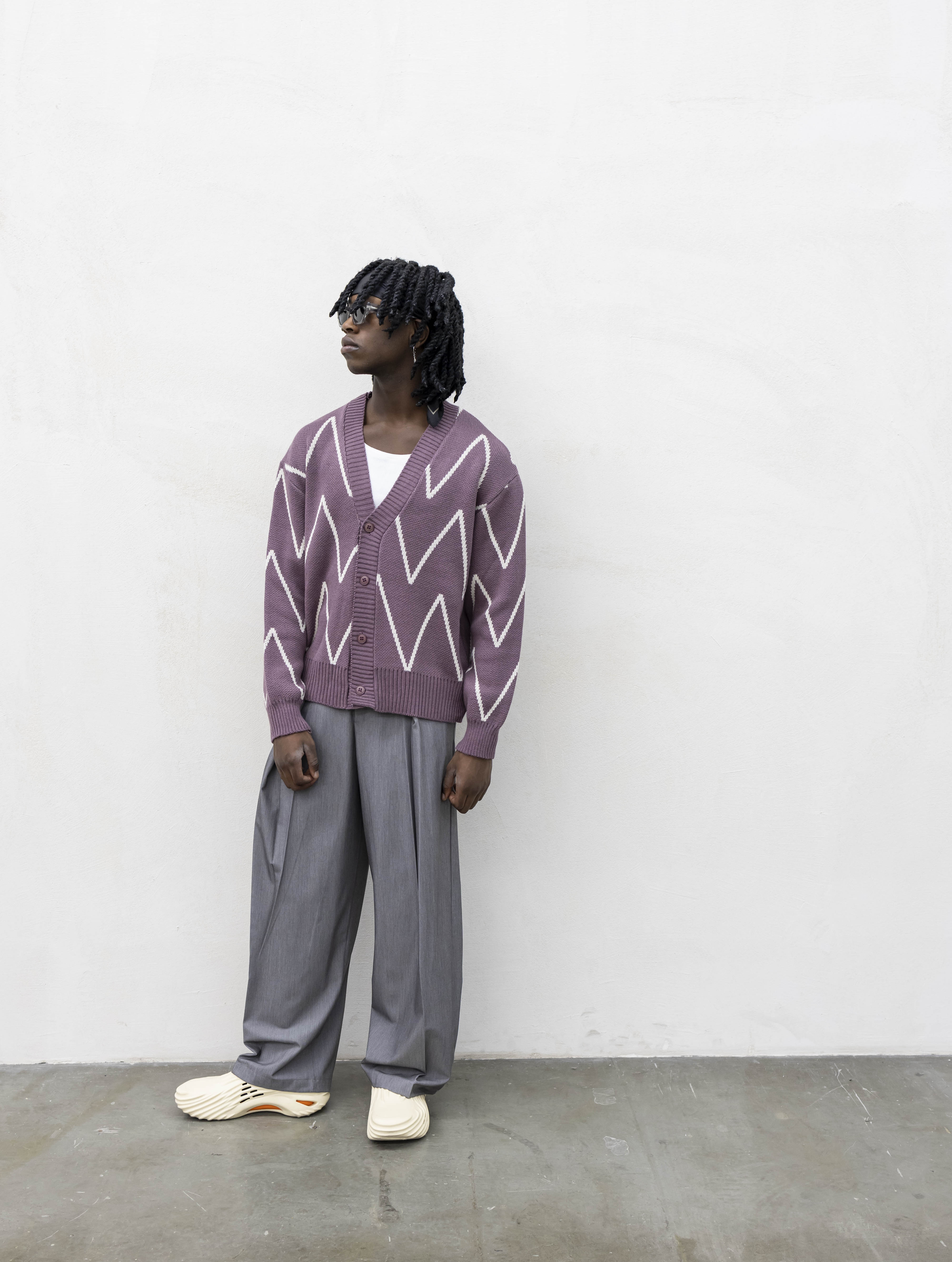 Cardigan Purple