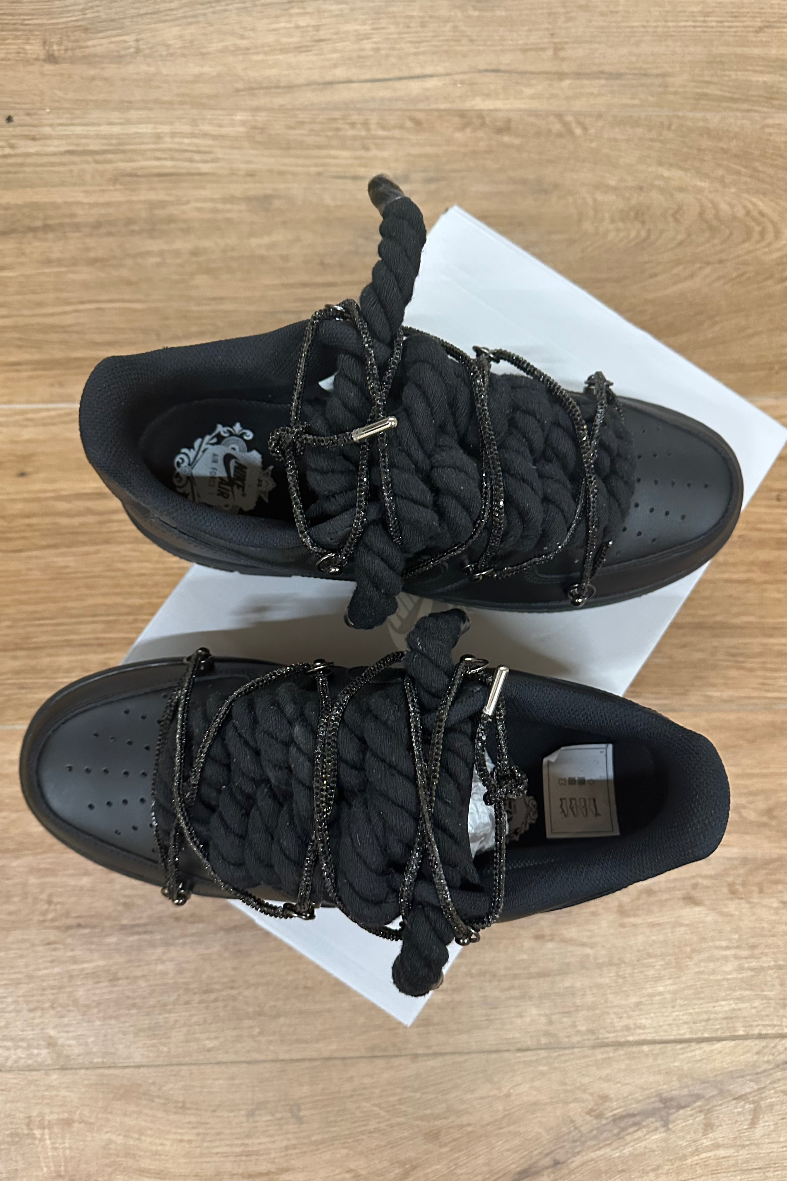 Nike Air Force 1 Black "Rope Laces Black"